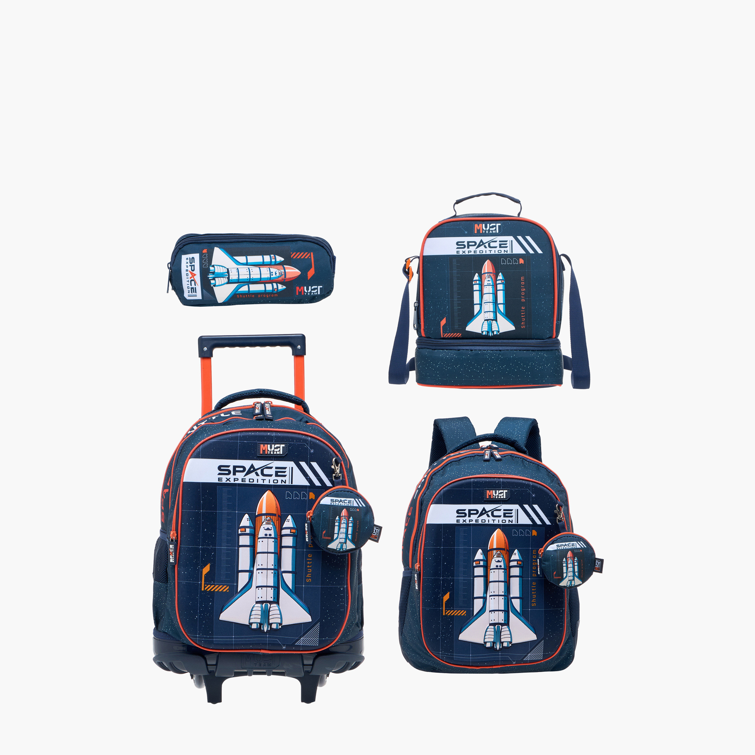 MUST Rocket Print Lunch Bag with Adjustable Strap and Zip Closure-school-lunchessentials-lunchbags-image-8