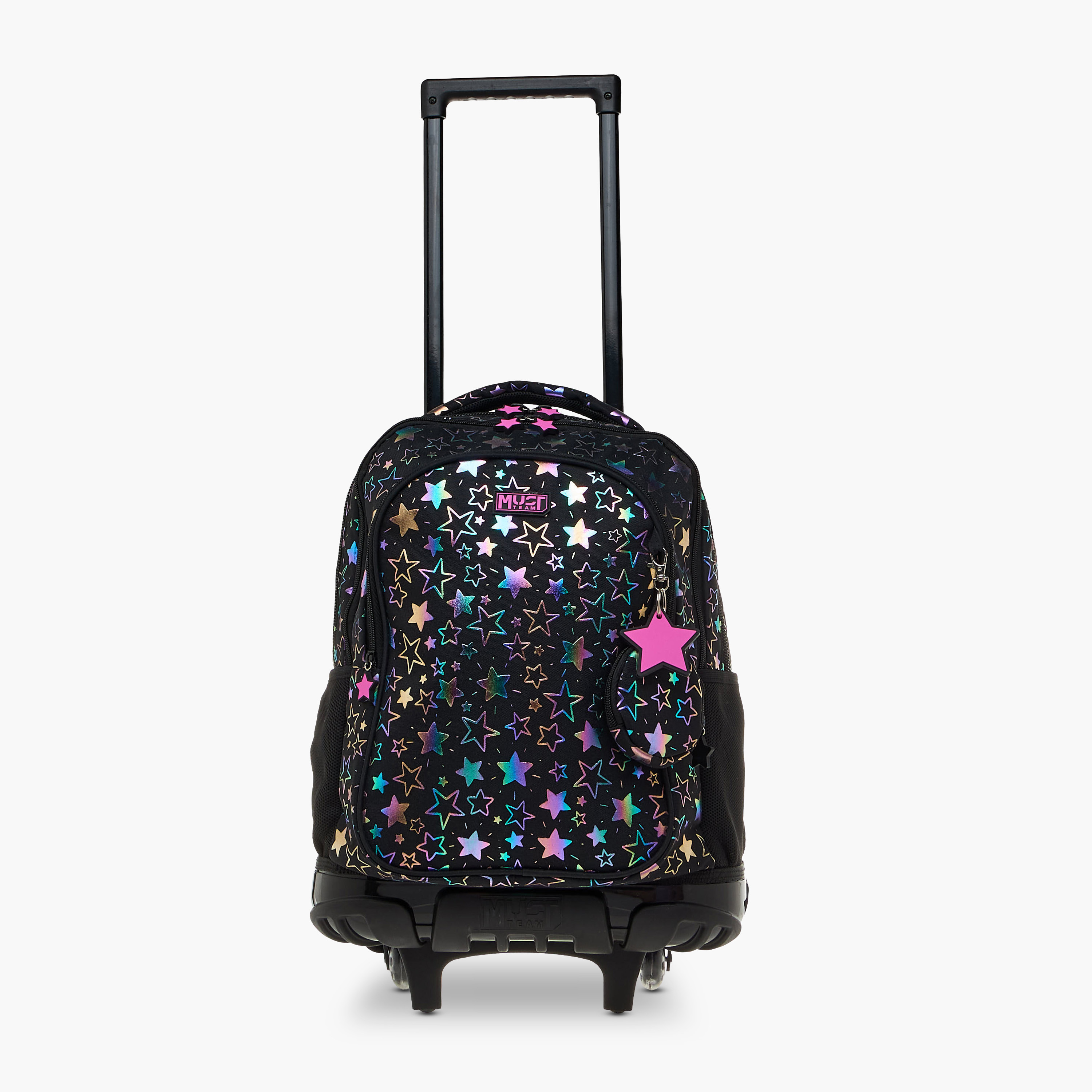MUST Printed Trolley Bag for Girls 5-8 Years with Retractable Handle -school-bagsandbackpacks-trolleybags-image-9