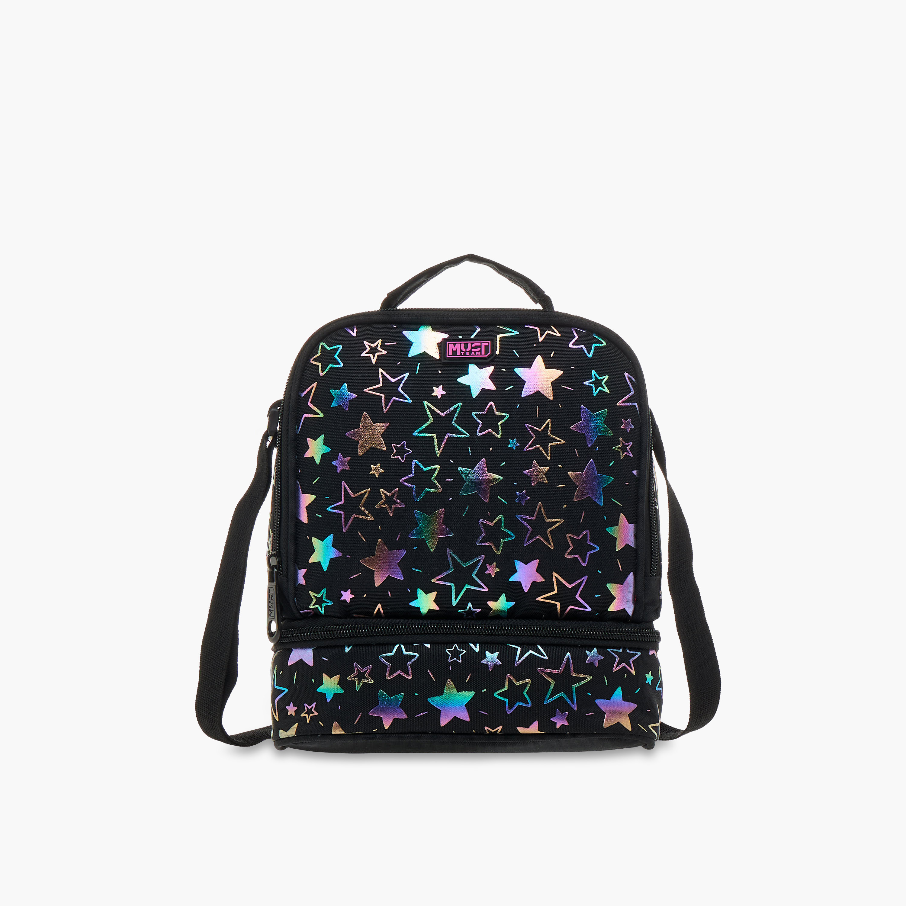 MUST Star Print Lunch Bag with Zip Closure-school-lunchessentials-lunchbags-image-1