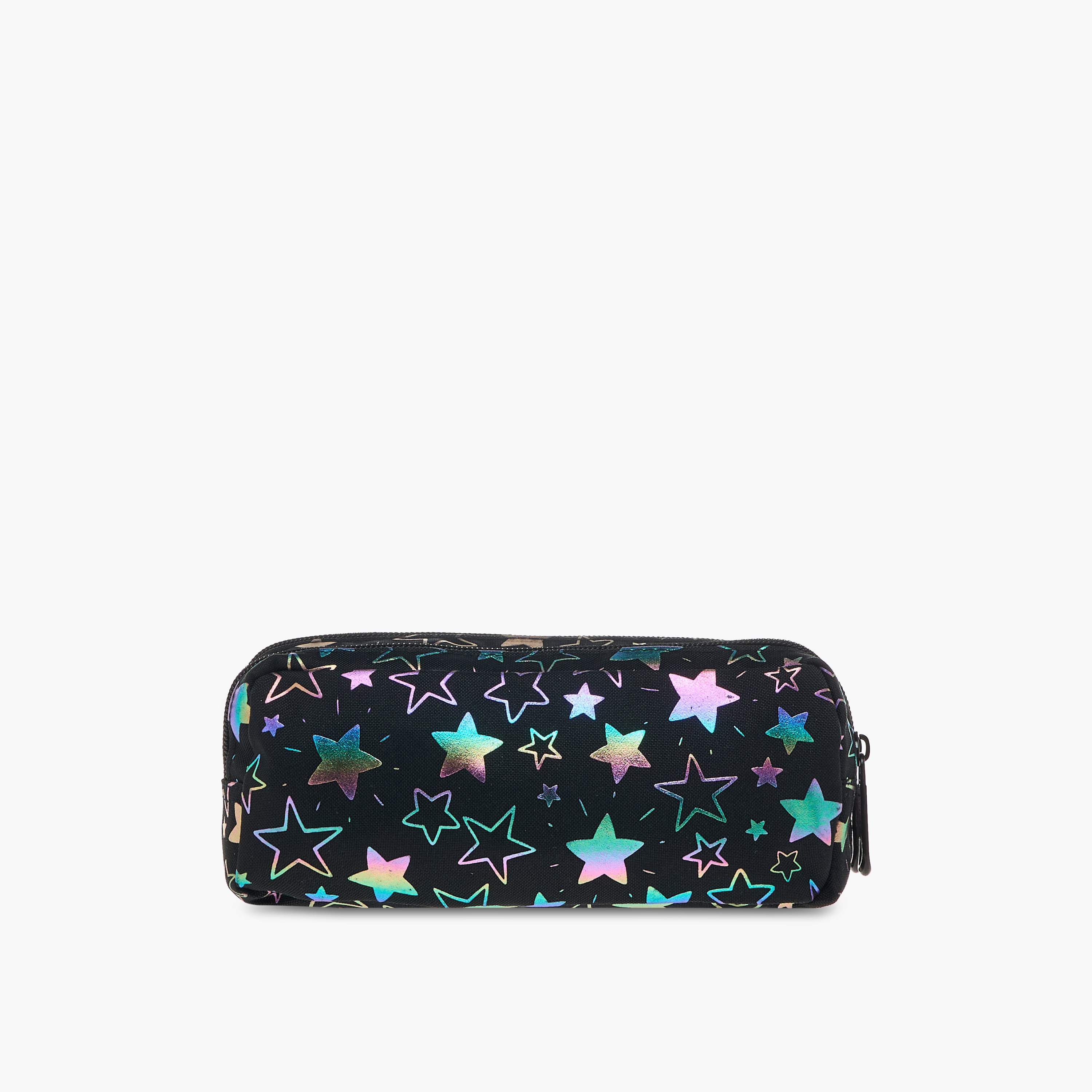 MUST Star Print 2-Compartment Pencil Pouch with Zip Closure-school-stationery-pencilcases-image-3