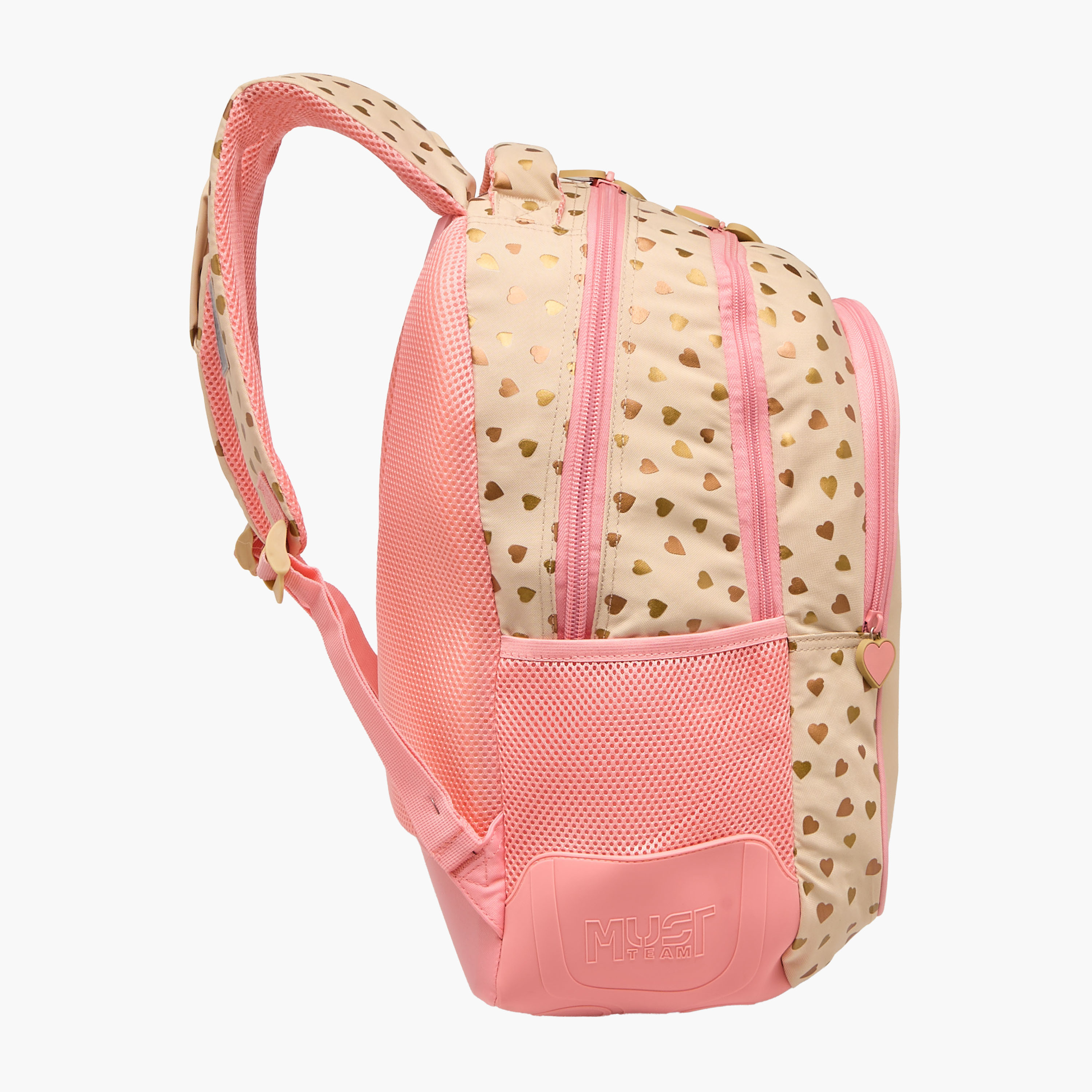 MUST Butterfly Print Backpack with Adjustable Straps and Zip Closure - 32x18x43 cms-school-bagsandbackpacks-backpacks-image-3