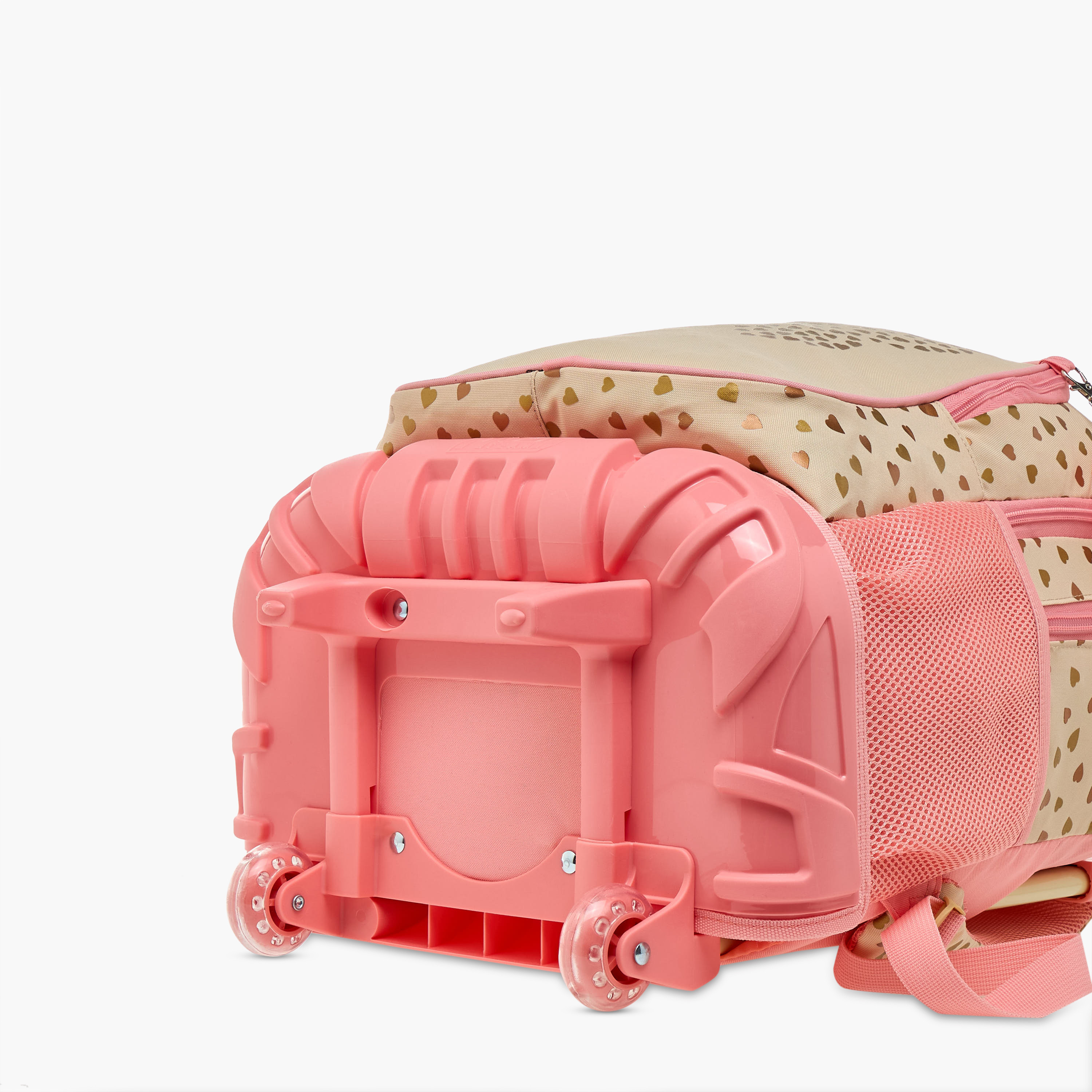 MUST Butterfly Trolley Bag for Girls 5-8 Years with Retractable Handle -school-bagsandbackpacks-trolleybags-image-15