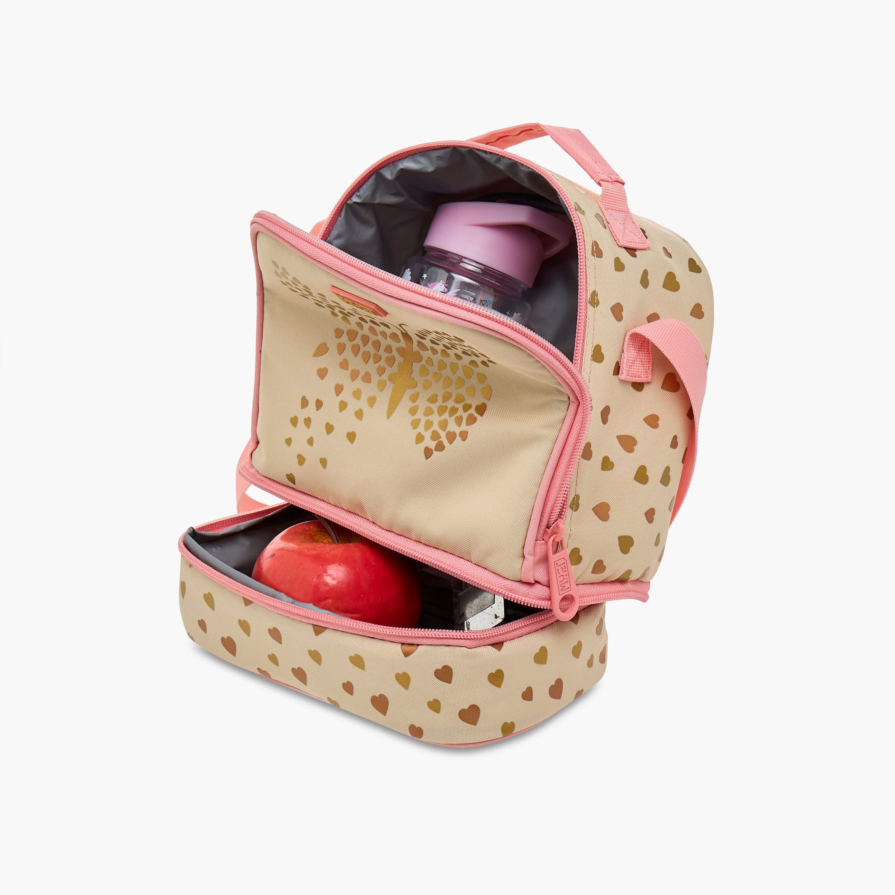 MUST Butterfly Print Lunch Bag with Adjustable Strap and Zip Closure-school-lunchessentials-lunchbags-image-7