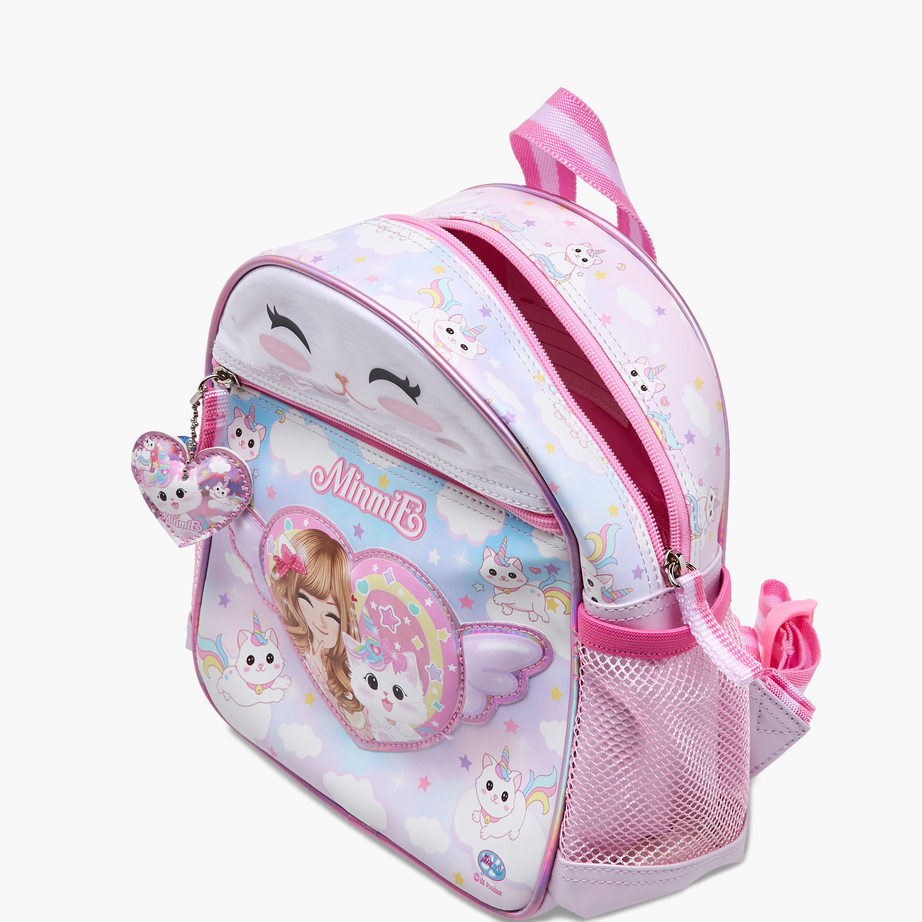 Minmie Caticorn Print 10-inch Backpack with Adjustable Shoulder Straps - 31x13x40 cms-promo_LS20_OMN-image-9