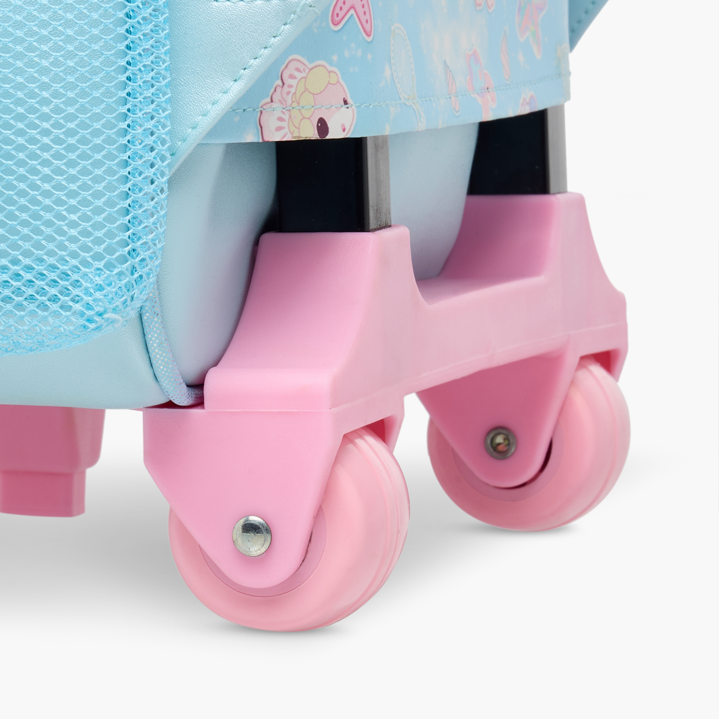 شنطة ترولي للبنات 5-8 سنوات بأحزمة كتف مبطّنة وتصميم ميرميد من مينمي-school-bagsandbackpacks-trolleybags-image-1