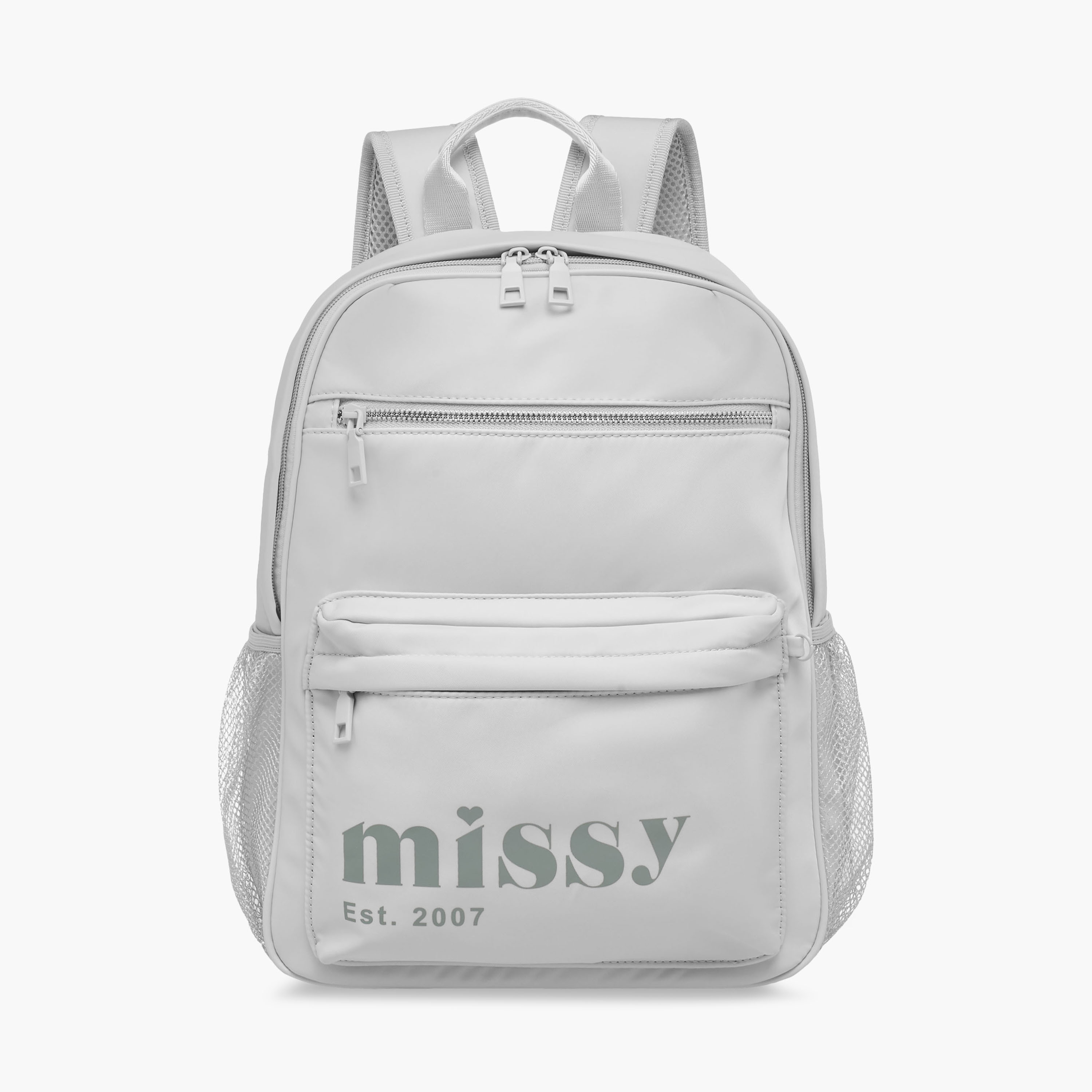 شنطة ظهر مدرسية للأطفال مع مقلمة قطعتين بطبعات شعار من ميسي - 30x12x40 سم-cpwomen-fashionaccessories-bagsandwallets-backpacks-image-2