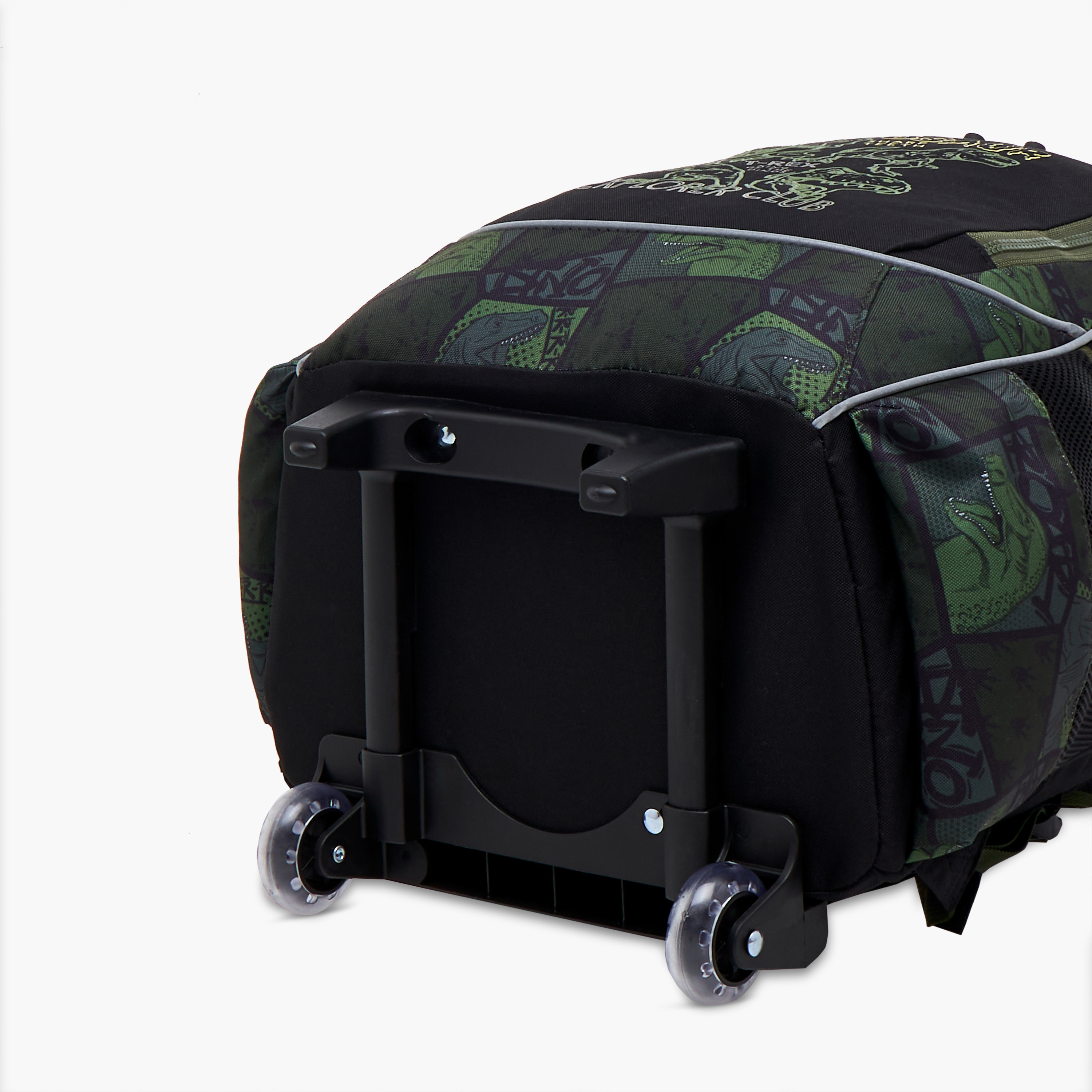 شنطة ترولي للأولاد 5-8 سنوات بأحزمة كتف مبطّنة وتصميم ديناصور-school-bagsandbackpacks-trolleybags-image-10