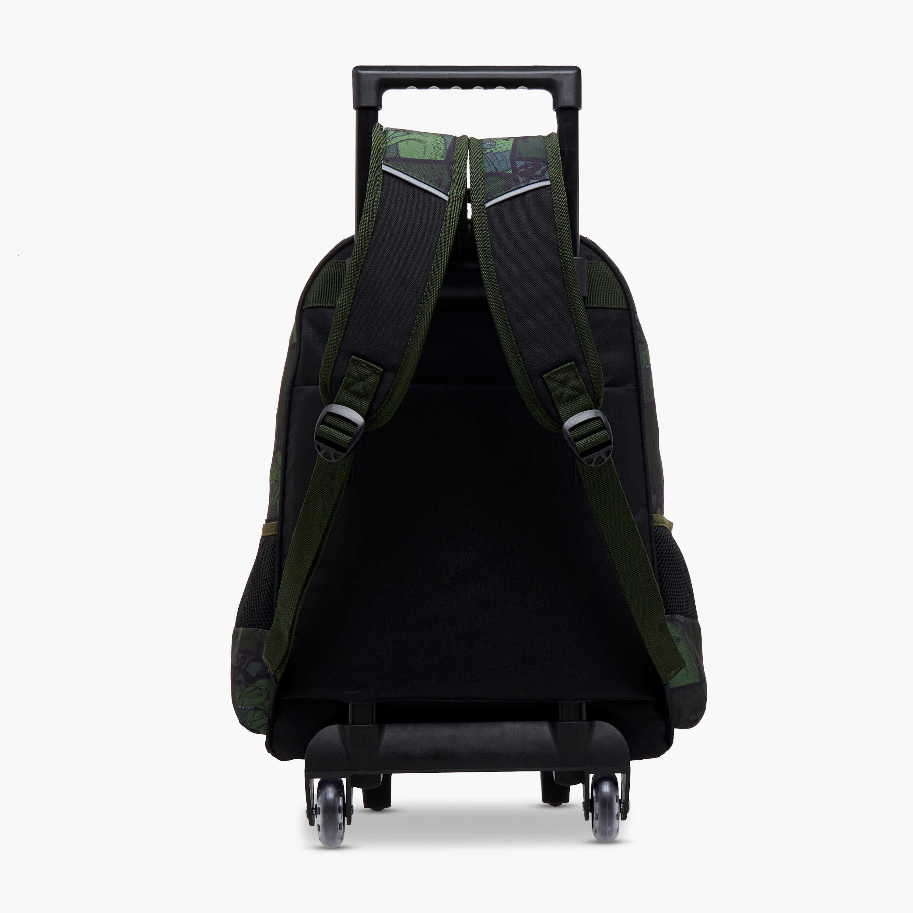 شنطة ترولي للأولاد 5-8 سنوات بأحزمة كتف مبطّنة وتصميم ديناصور-school-bagsandbackpacks-trolleybags-image-5