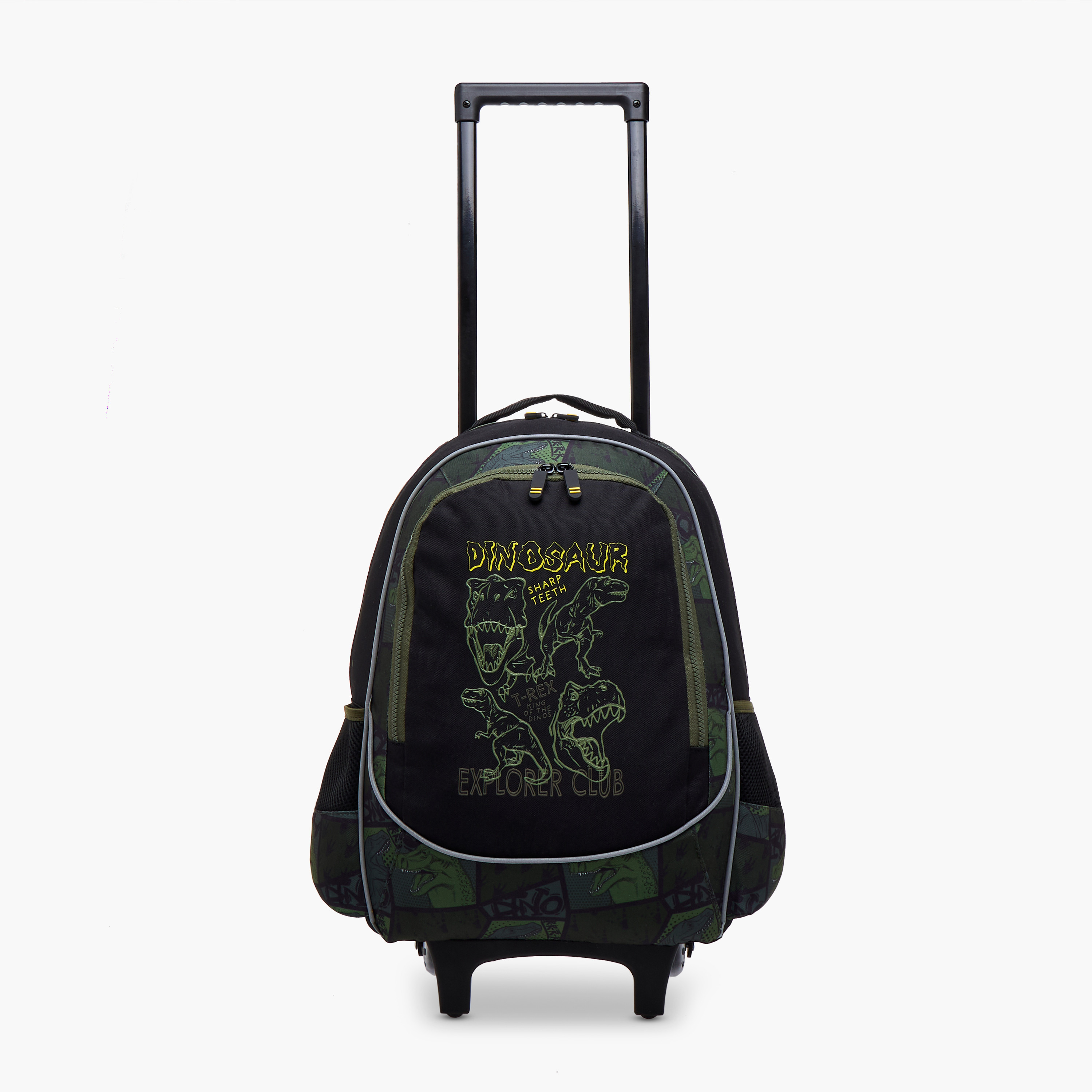 شنطة ترولي للأولاد 5-8 سنوات بأحزمة كتف مبطّنة وتصميم ديناصور-school-bagsandbackpacks-trolleybags-image-7