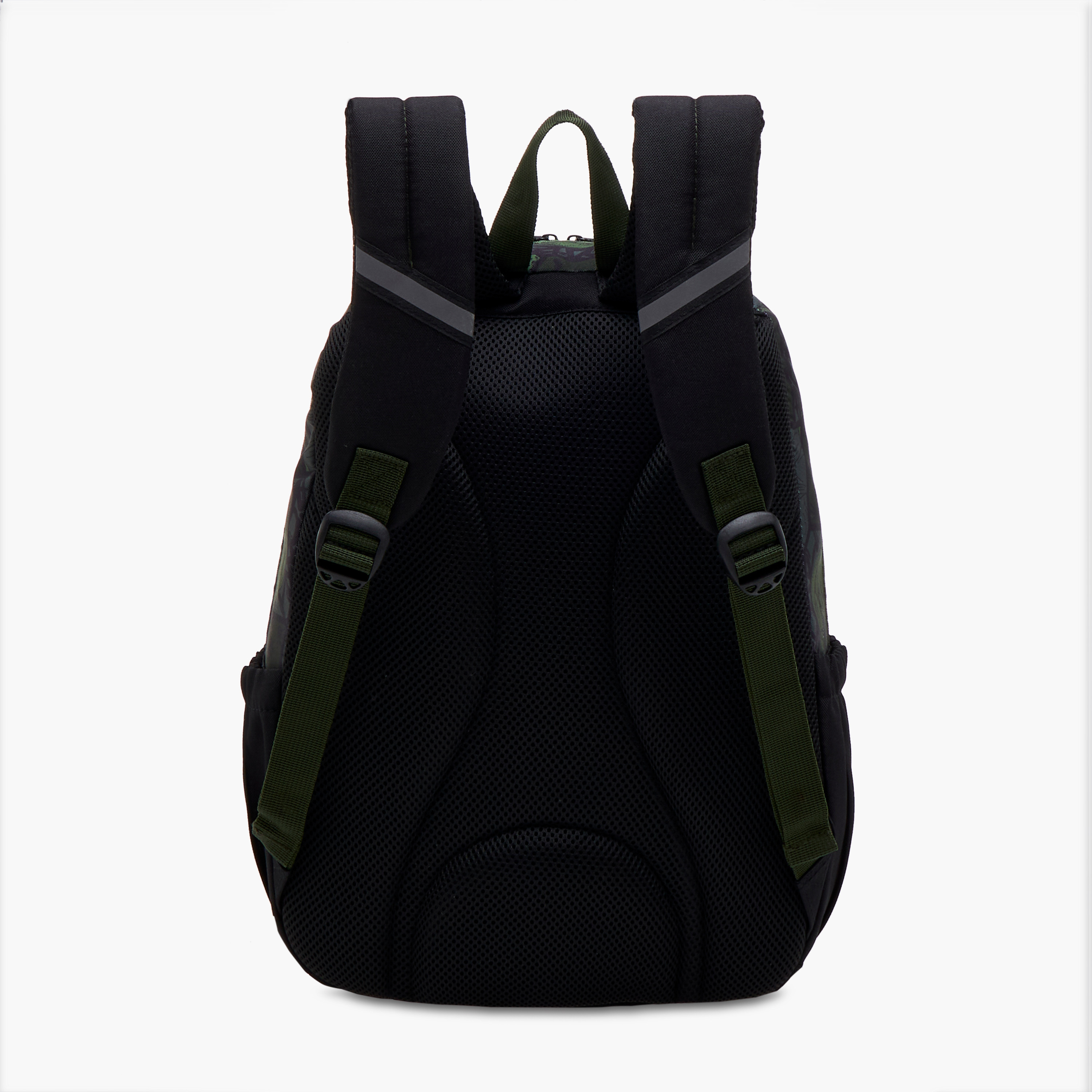 Dinosaur Print 16-inch Backpack with Adjustable Shoulder Straps and Zip Closure - 30x13x41 cms-school-bagsandbackpacks-backpacks-image-5