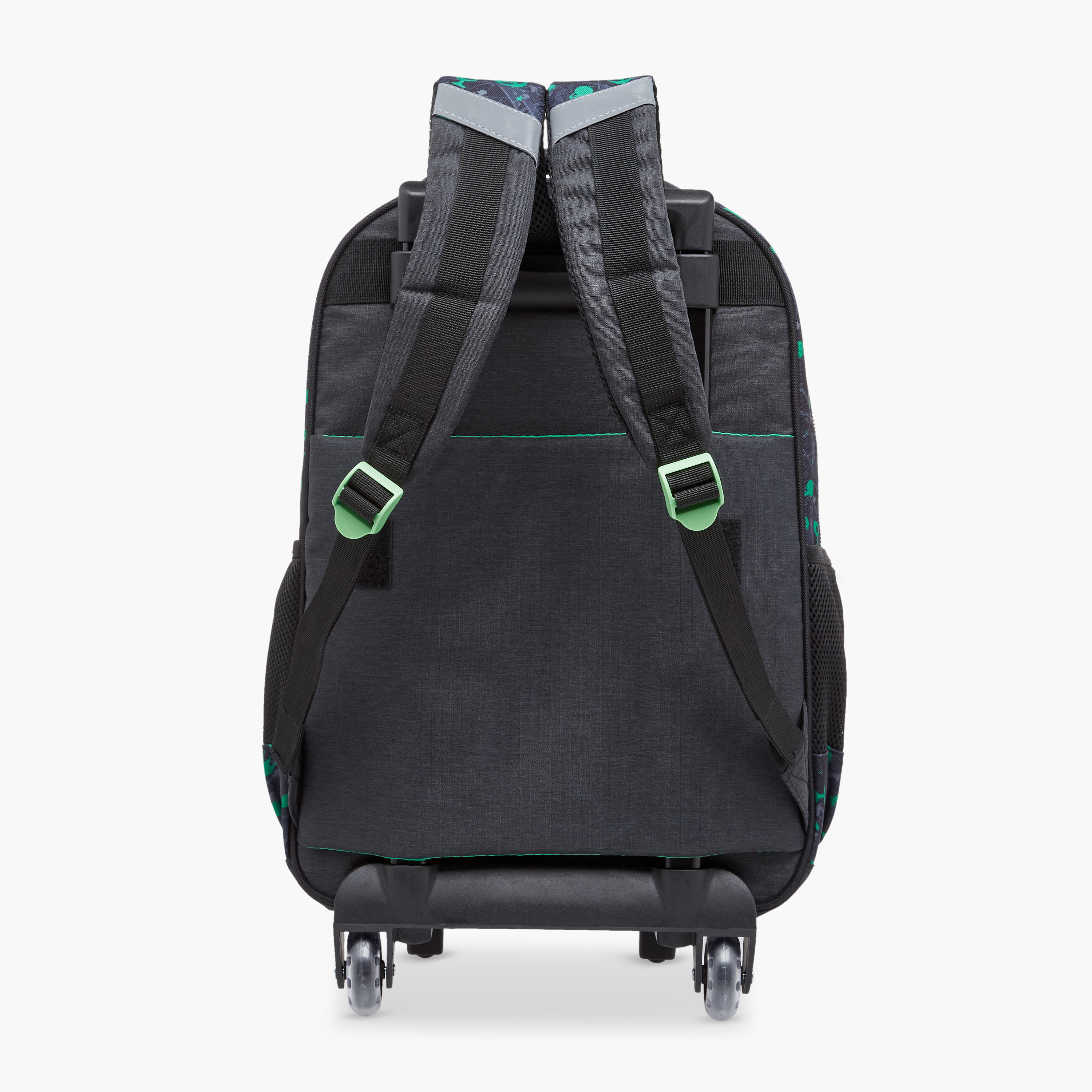 Space Trolley Bag for Kids 5-8 Years with Padded Shoulder Straps -school-bagsandbackpacks-trolleybags-image-5