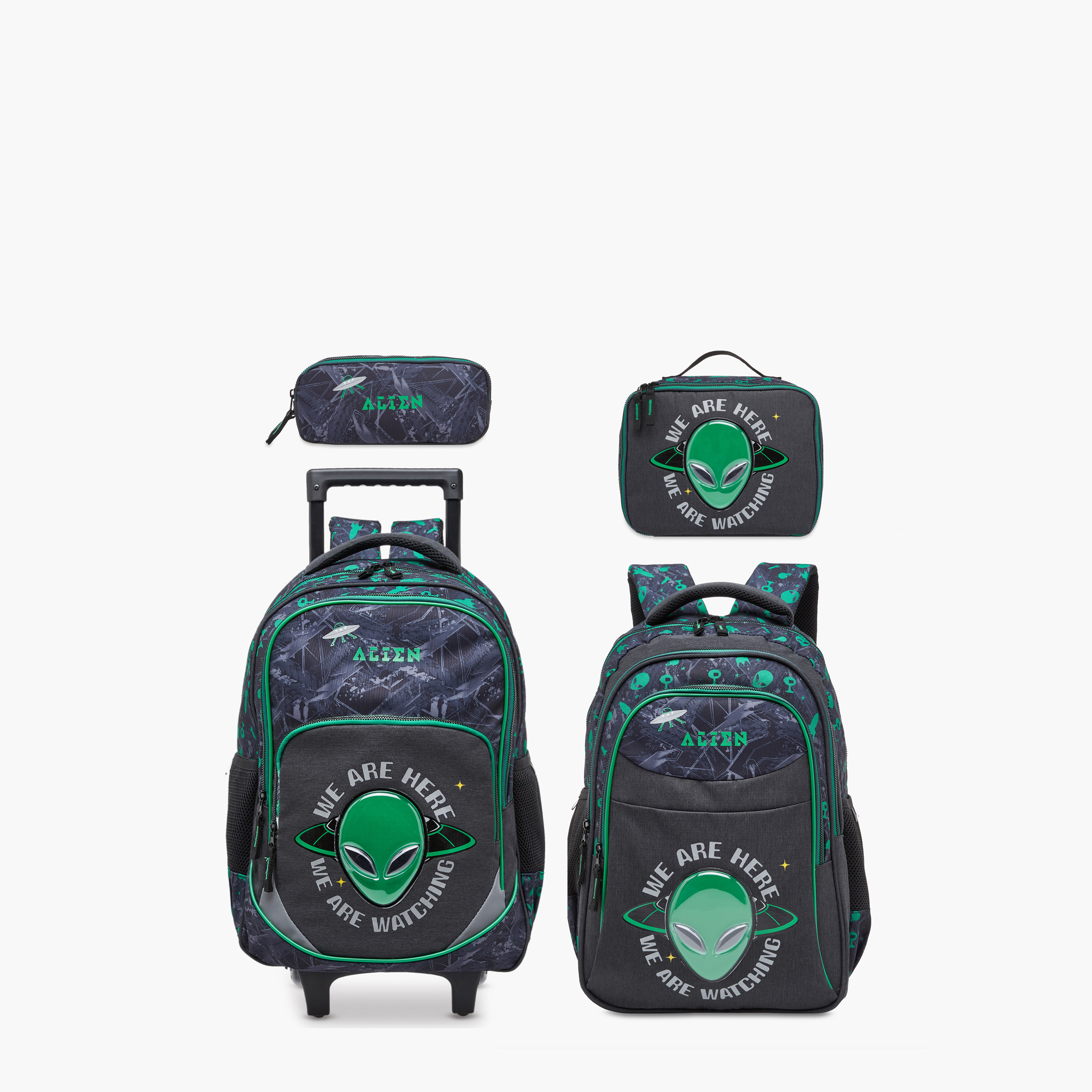 شنطة ظهر 16 بوصة بطبعات فضائي مع أحزمة كتف قابلة للتعديل - 29x17x42 سم-school-bagsandbackpacks-backpacks-image-13