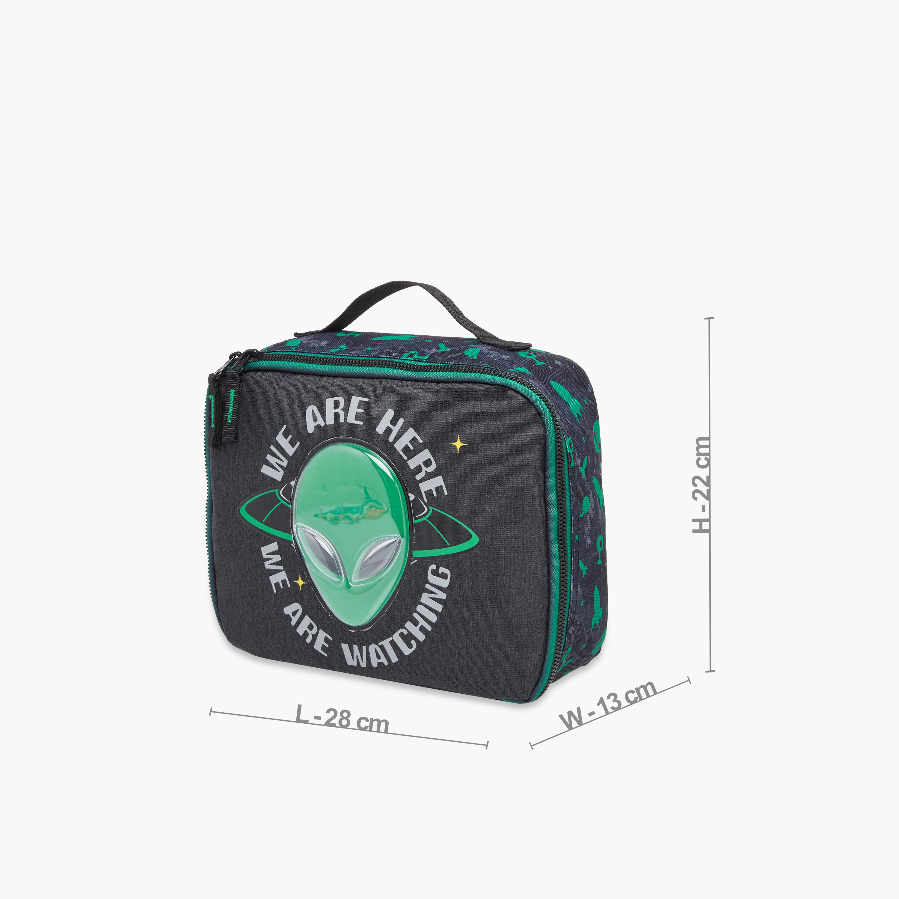 Graphic Print Lunch Bag with Zip Closure-school-lunchessentials-lunchbags-image-2
