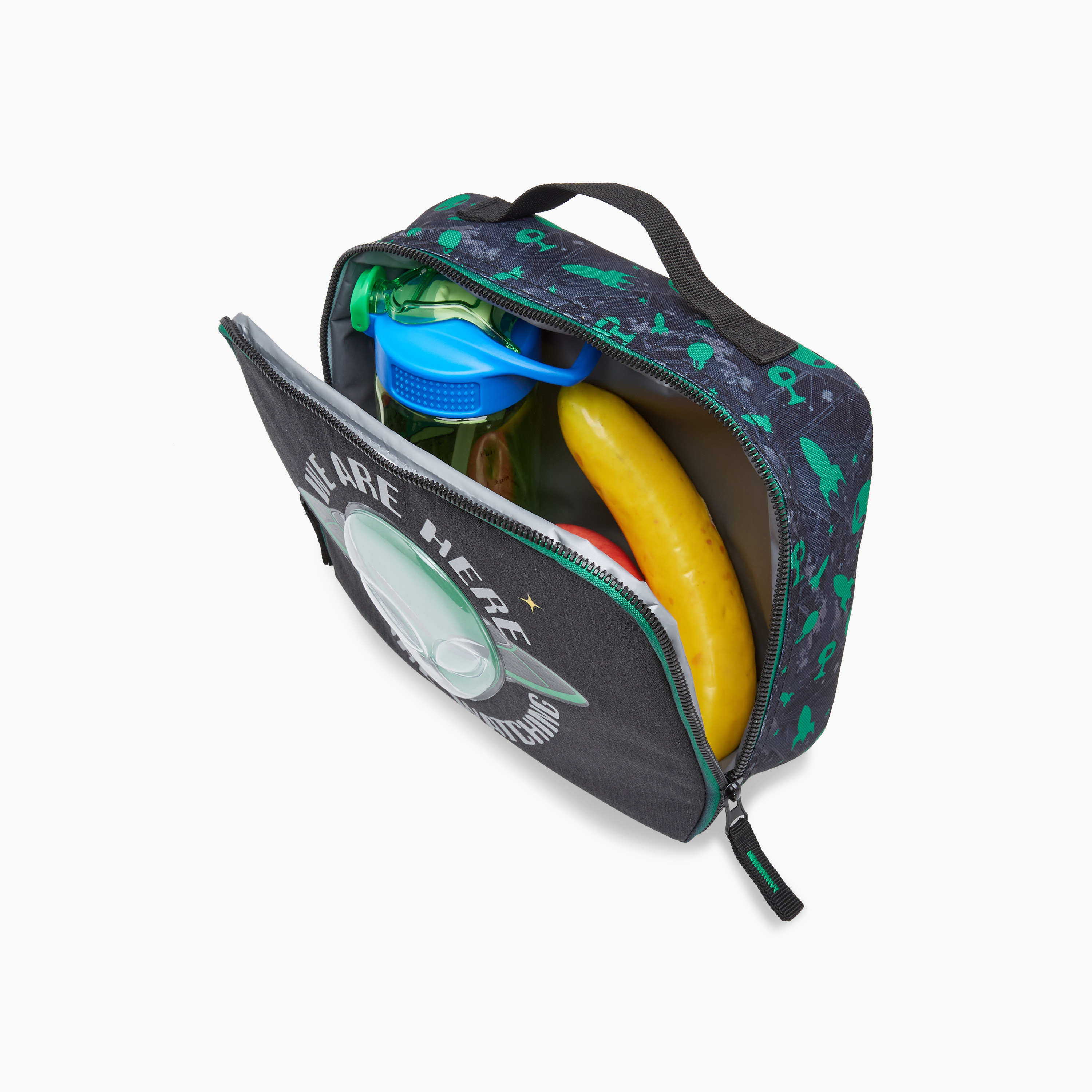 Graphic Print Lunch Bag with Zip Closure-school-lunchessentials-lunchbags-image-7