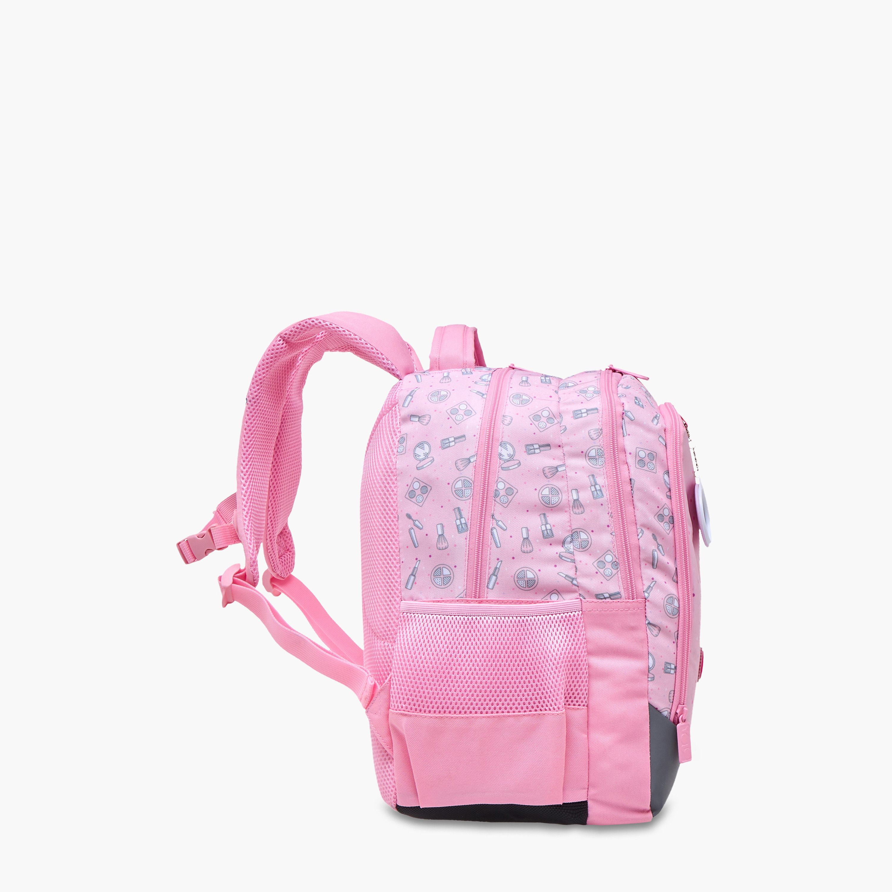 Yolo Applique Detail Backpack with Adjustable Straps and Zip Closure - 30x40x20 cms-school-bagsandbackpacks-backpacks-image-3