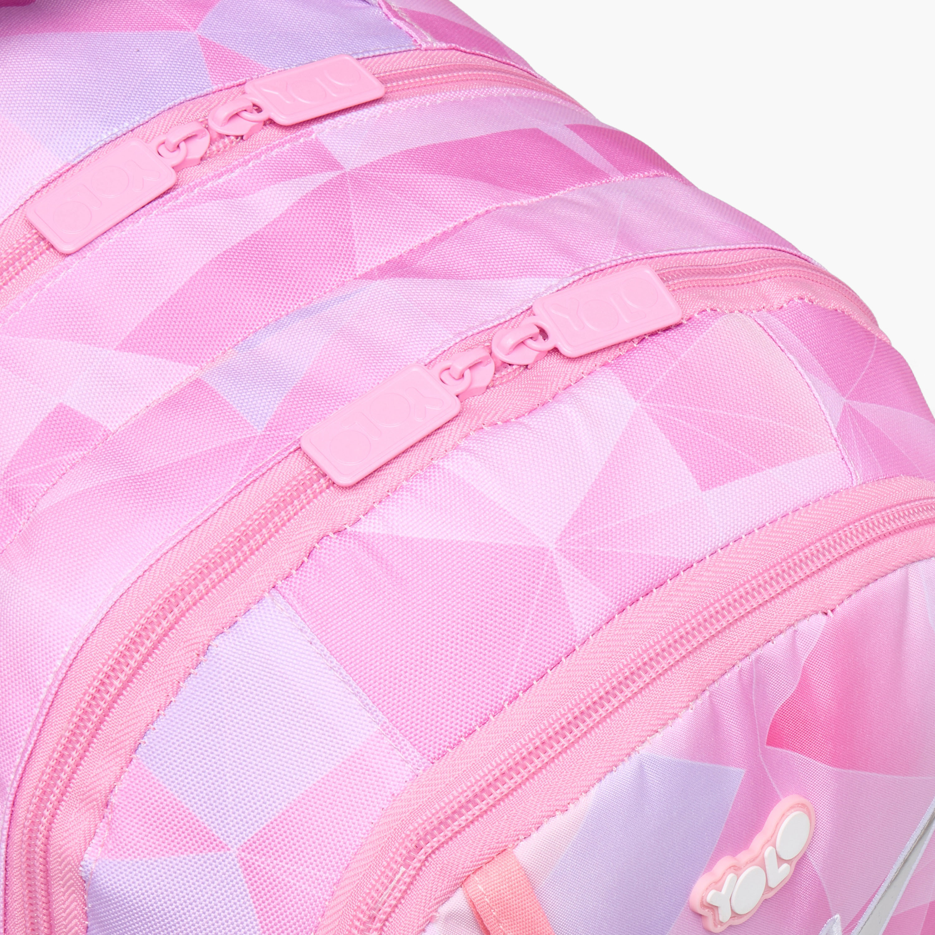 Yolo Unicorn Print Backpack with Adjustable Straps and Zip Closure - 30x40x20 cms-promo_LS20_OMN-image-8