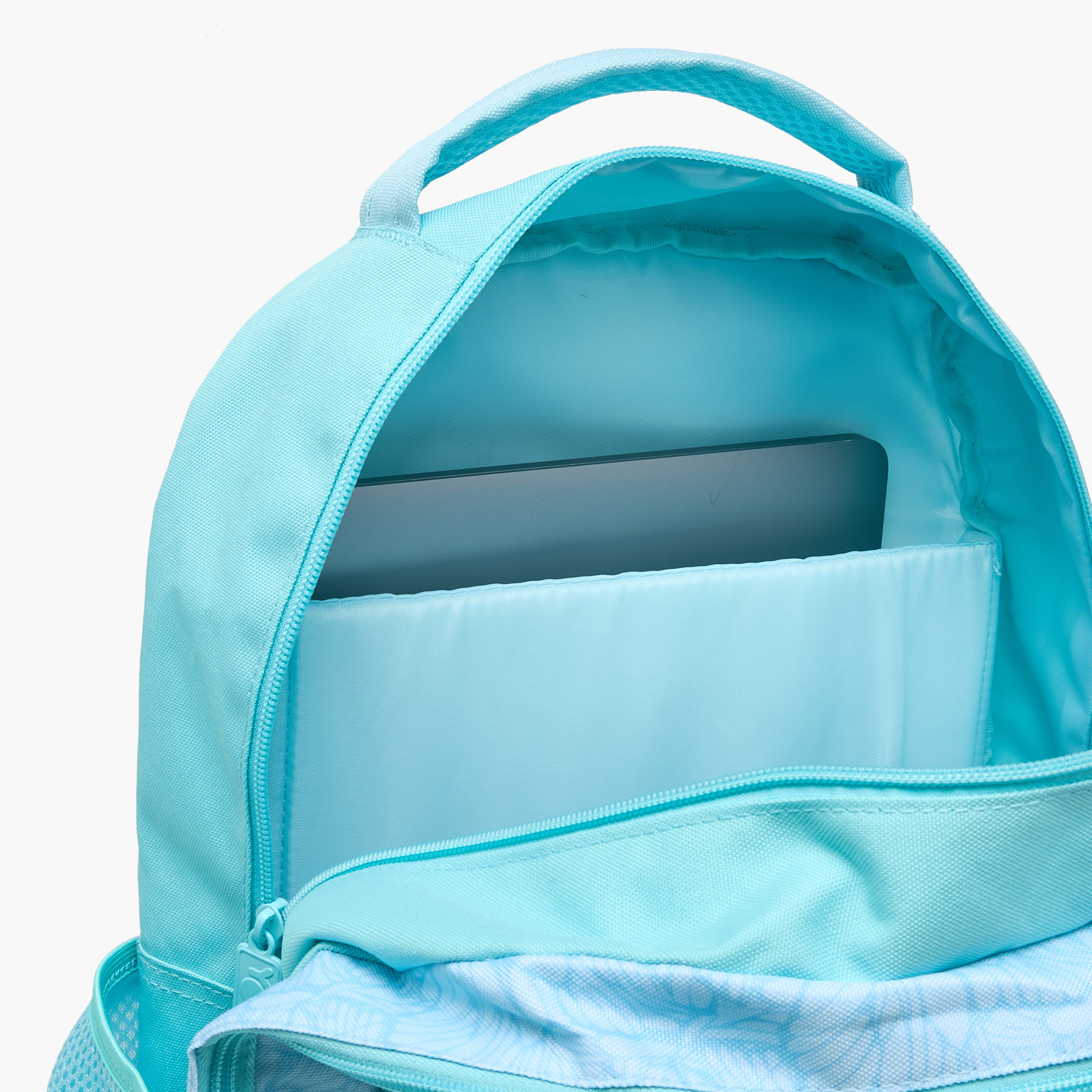 Yolo Butterfly Print Backpack with Zip Closure and Laptop Compartment - 30x40x20 cms-school-bagsandbackpacks-backpacks-image-11