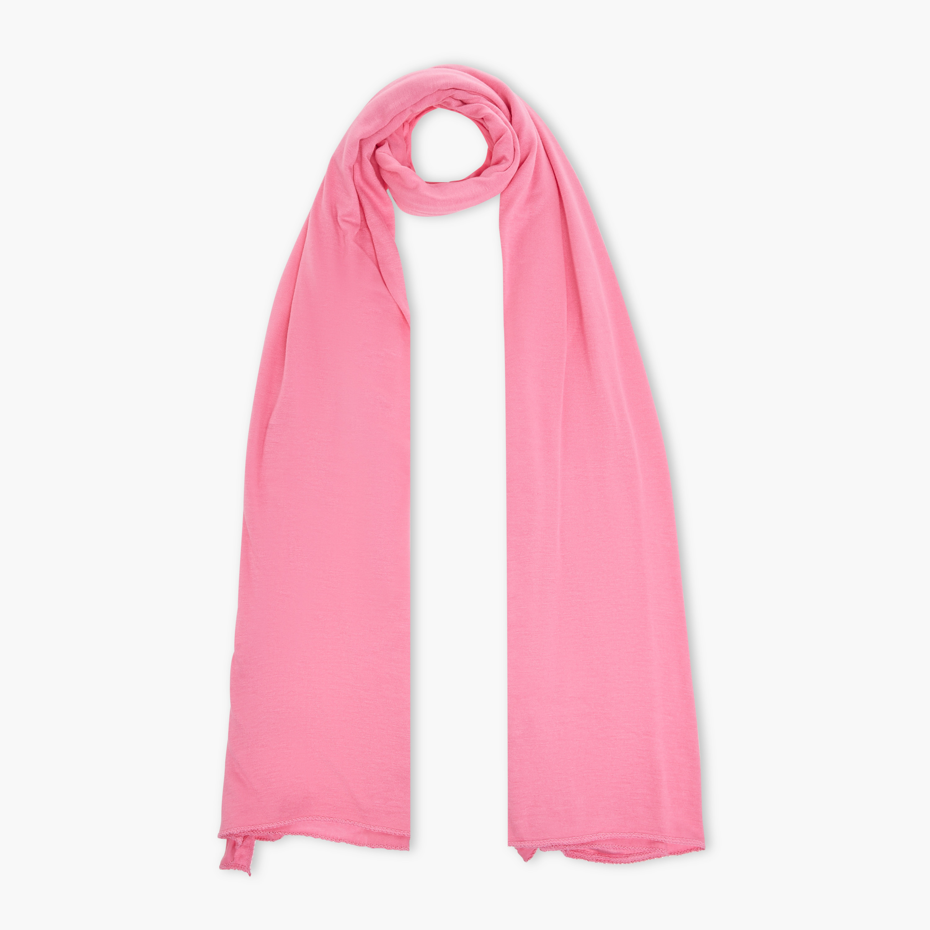 وشاح جيرسي مطاطي سادة من زورا-women-clothingaccessories-scarves-image-1
