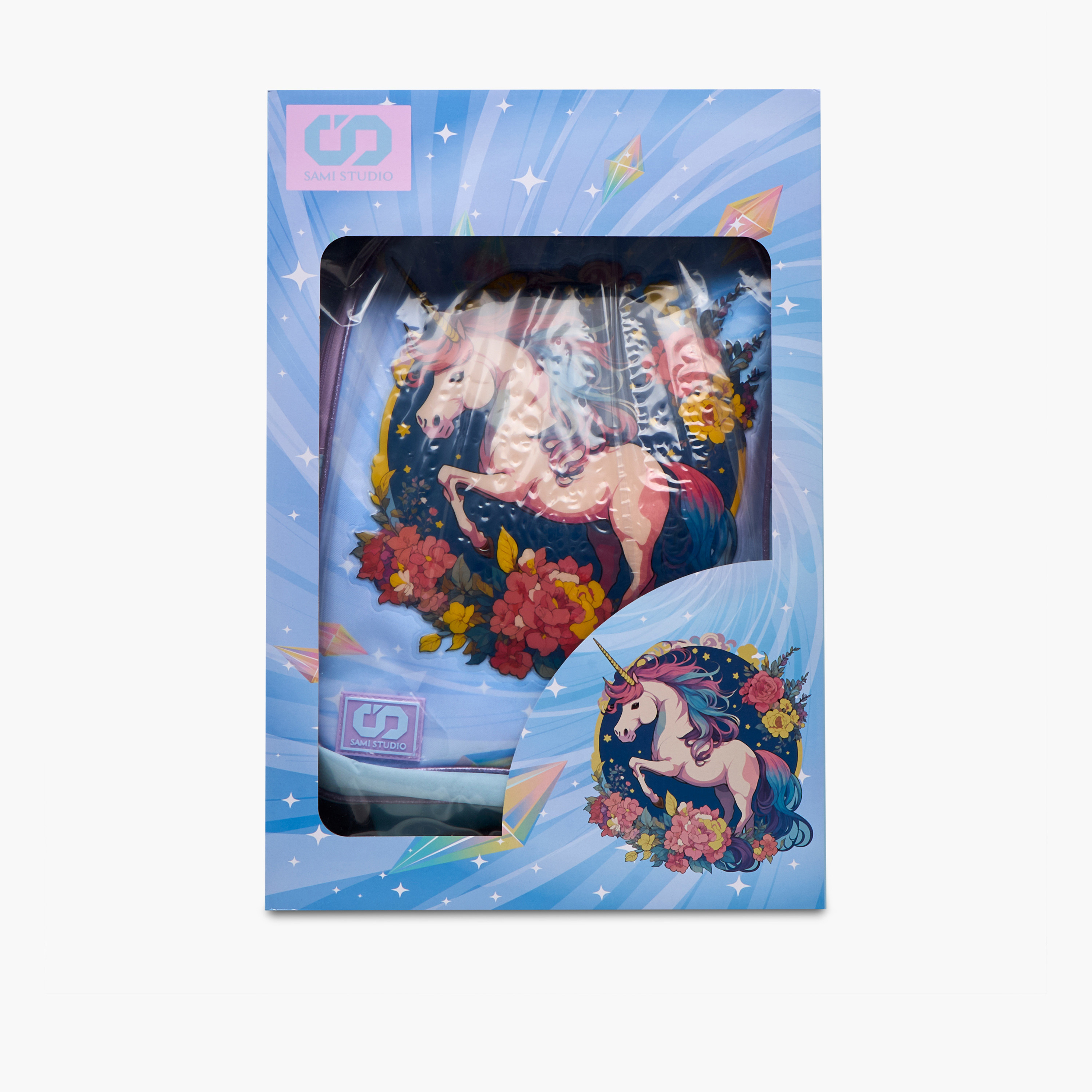 SAMI STUDIO 5-Piece Unicorn Print Trolley Backpack Set - 34x20x48 cms-school-bagsandbackpacks-trolleybags-image-31