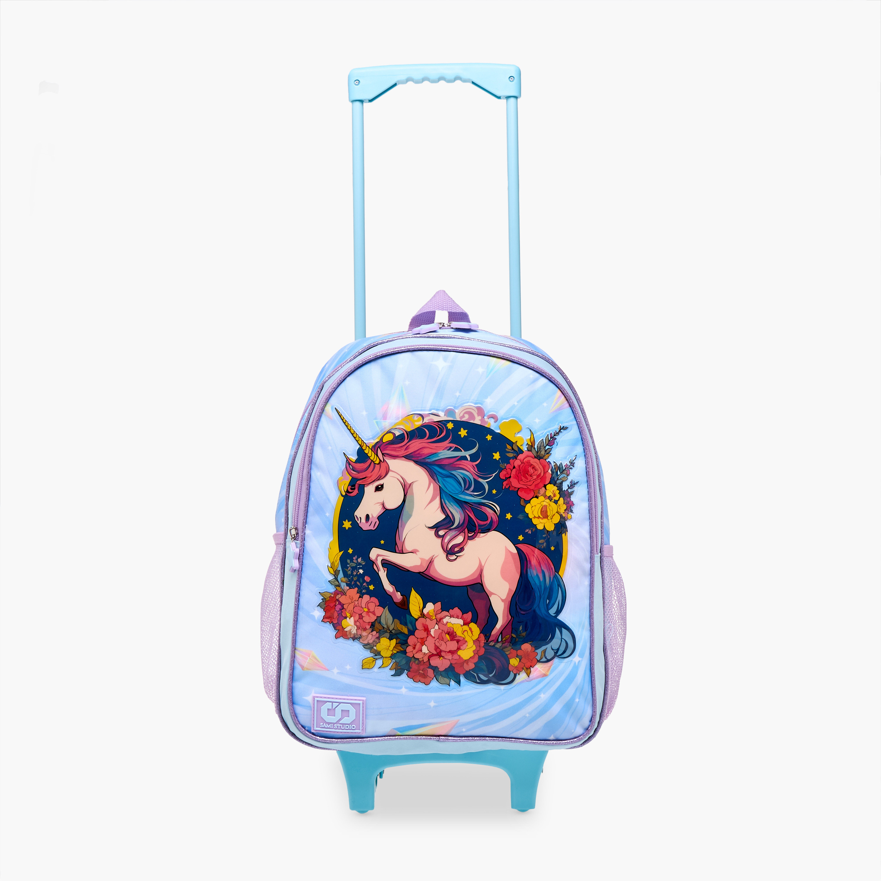 SAMI STUDIO 5-Piece Unicorn Print Trolley Backpack Set - 34x20x48 cms-school-bagsandbackpacks-trolleybags-image-10