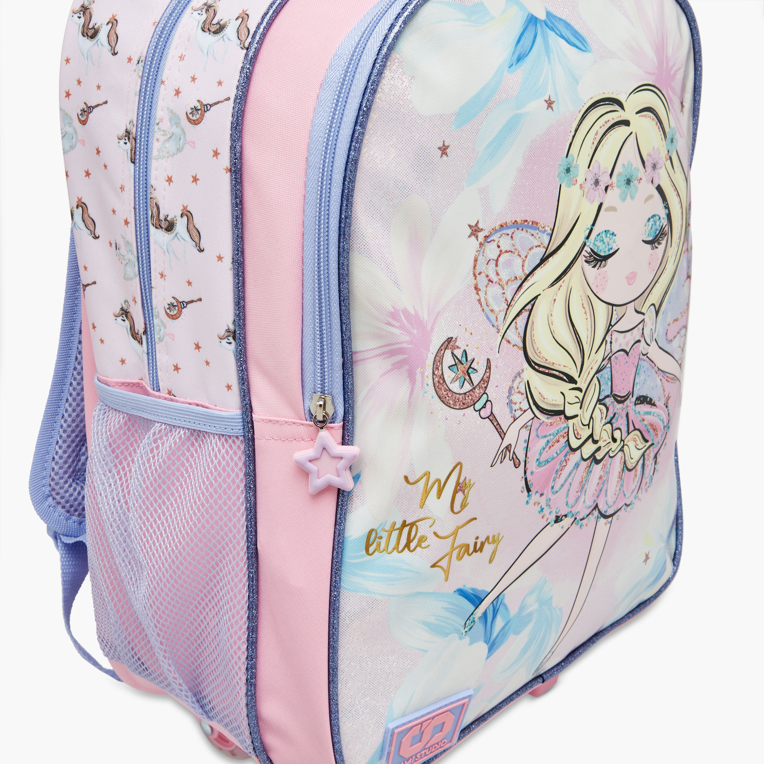 SAMI STUDIO Printed 5-Piece School Trolley Bag Set for Girls 5-8 Years with Lunch Bag and Pencil Pouch -school-bagsandbackpacks-trolleybags-image-9