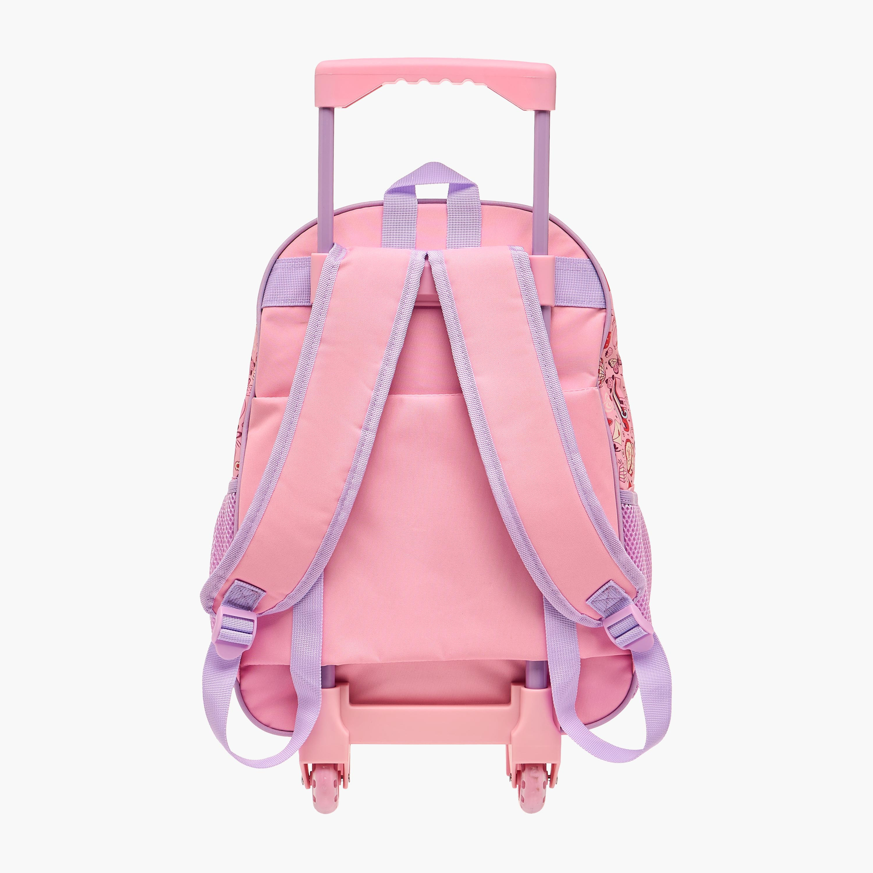 SAMI STUDIO Printed 5-Piece School Trolley Bag Set for Girls 5-8 Years with Lunch Bag and Pencil Pouch -school-bagsandbackpacks-trolleybags-image-4