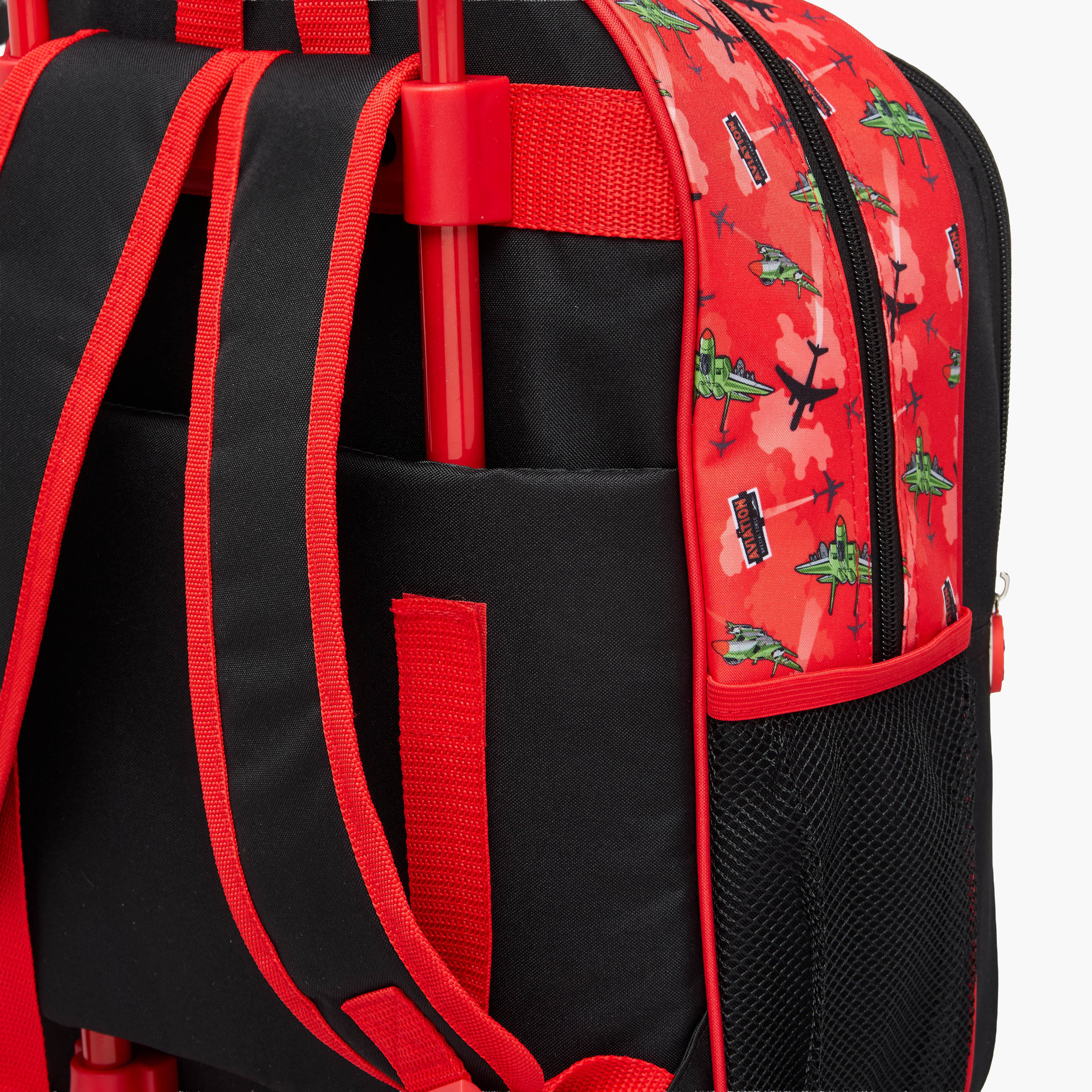 SAMI STUDIO Space 5-Piece School Trolley Bag Set for Kids 5-8 Years with Lunch Bag and Pencil Pouch -promo_LS20_OMN-image-11