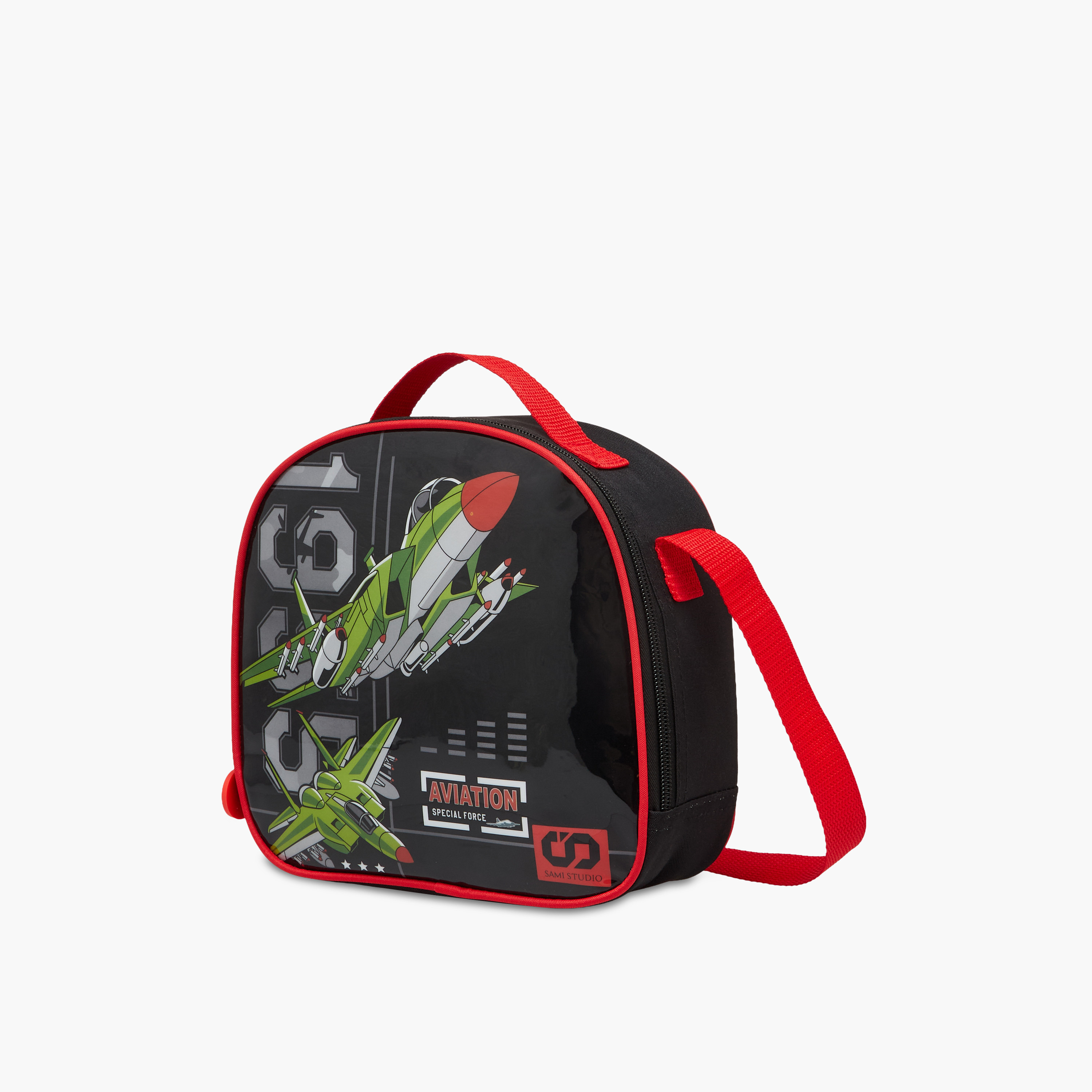SAMI STUDIO Space 5-Piece School Trolley Bag Set for Kids 5-8 Years with Lunch Bag and Pencil Pouch -promo_LS20_OMN-image-18