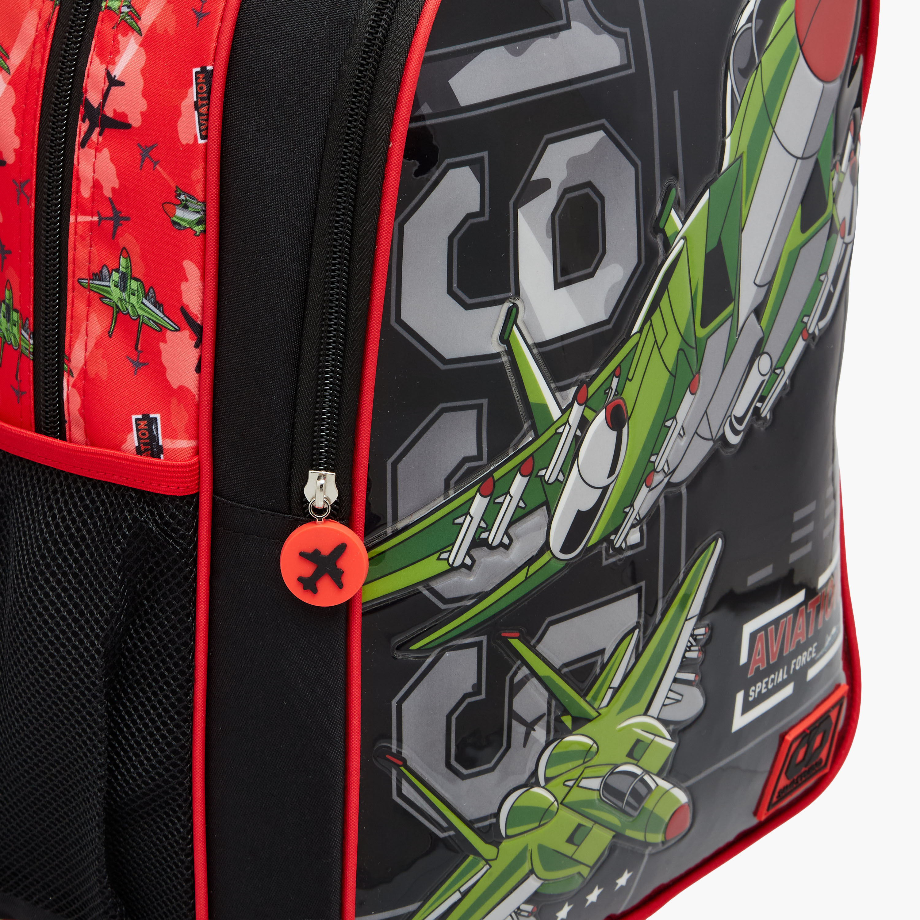 SAMI STUDIO Space 5-Piece School Trolley Bag Set for Kids 5-8 Years with Lunch Bag and Pencil Pouch -promo_LS20_OMN-image-9