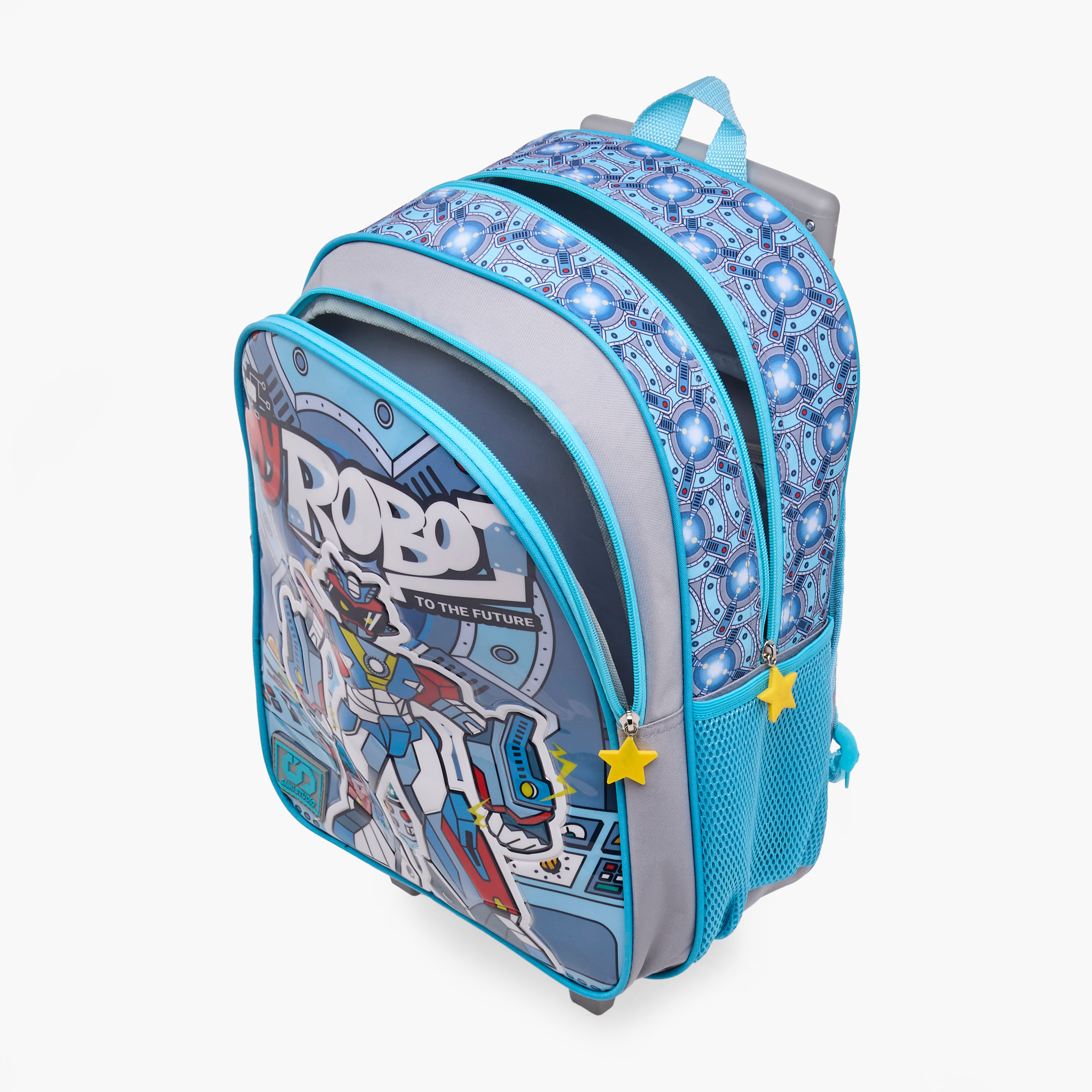 SAMI STUDIO Gaming 5-Piece School Trolley Bag Set for Kids 5-8 Years with Lunch Bag and Pencil Pouch -promo_LS20_OMN-image-15