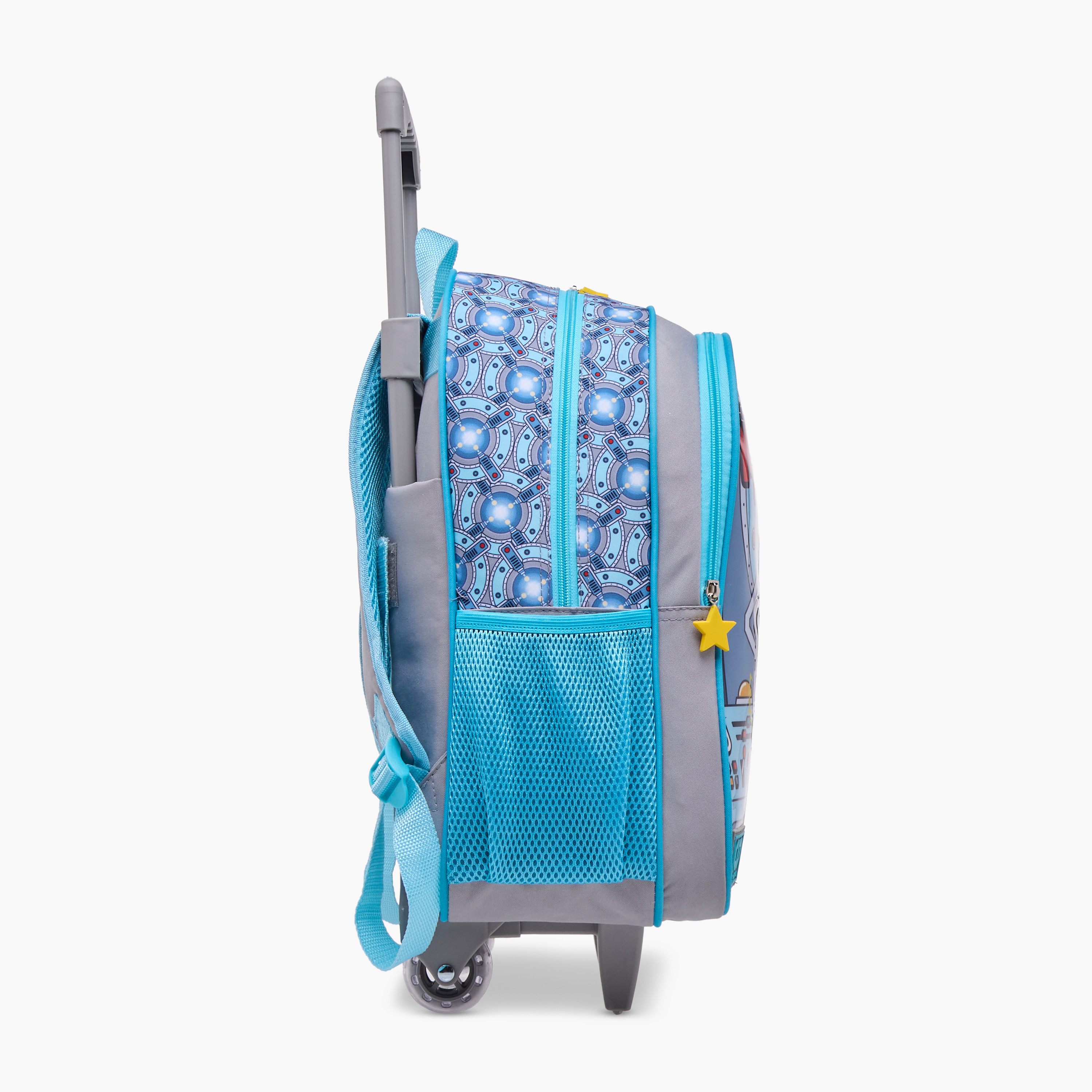 SAMI STUDIO Gaming 5-Piece School Trolley Bag Set for Kids 5-8 Years with Lunch Bag and Pencil Pouch -promo_LS20_OMN-image-4