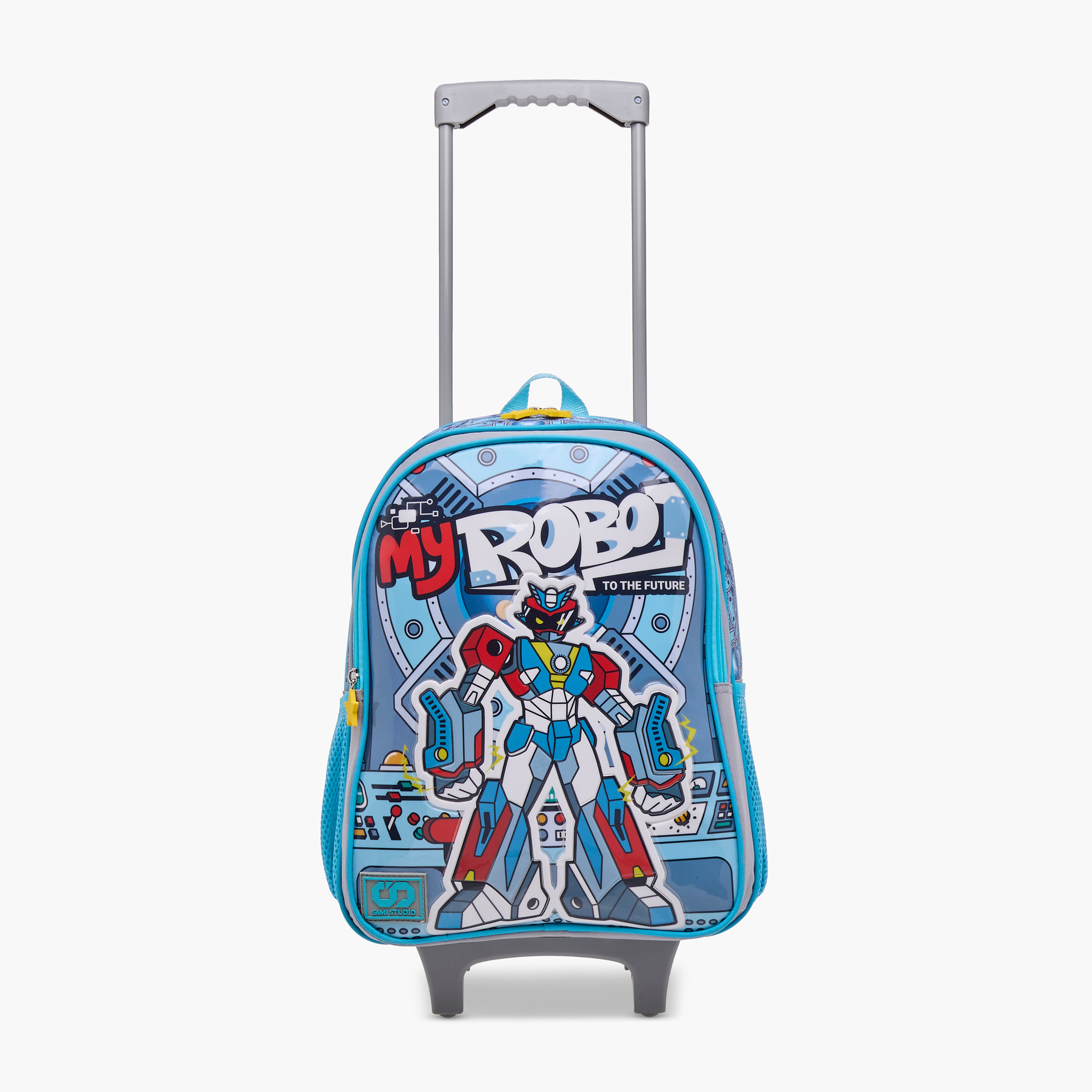 SAMI STUDIO Gaming 5-Piece School Trolley Bag Set for Kids 5-8 Years with Lunch Bag and Pencil Pouch -promo_LS20_OMN-image-8