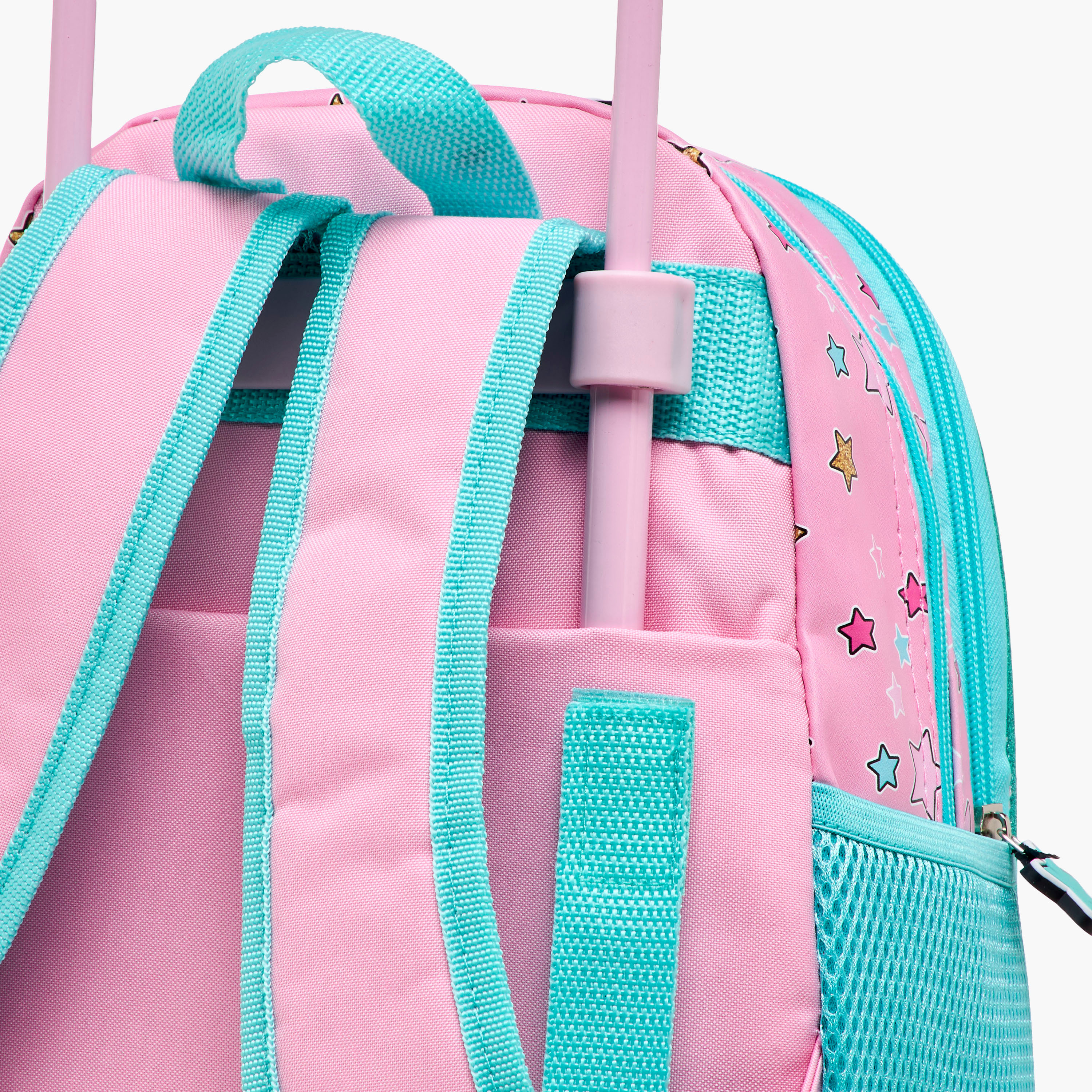 طقم شنطة ظهر ترولي 12 بوصة 3 قطع بطبعات يونيكورن من سامي ستوديو - 31x23x10 سم-school-bagsandbackpacks-trolleybags-image-15