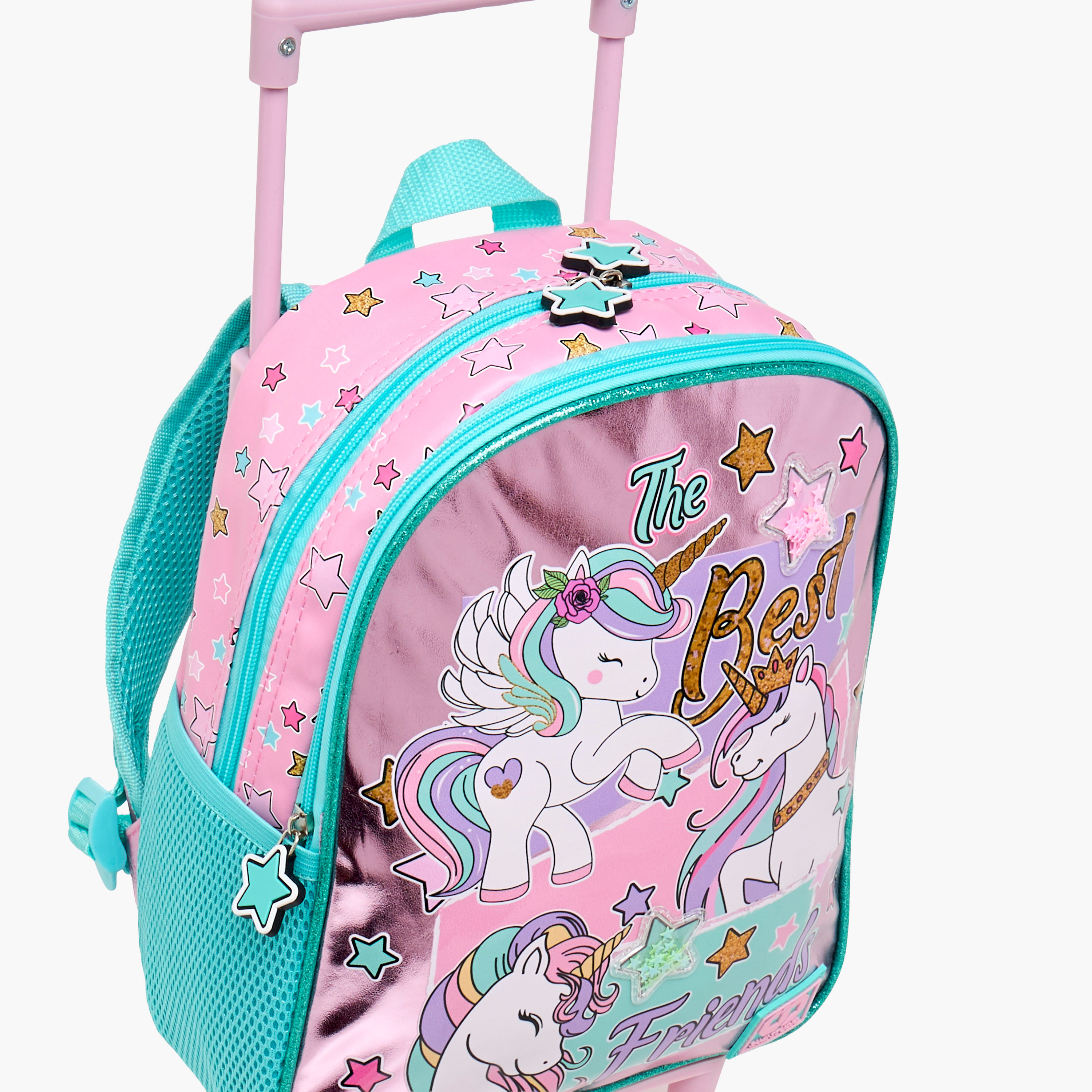 SAMI STUDIO Unicorn Print 3-Piece 12-inch Trolley Backpack Set - 31x23x10 cm-school-bagsandbackpacks-trolleybags-image-9