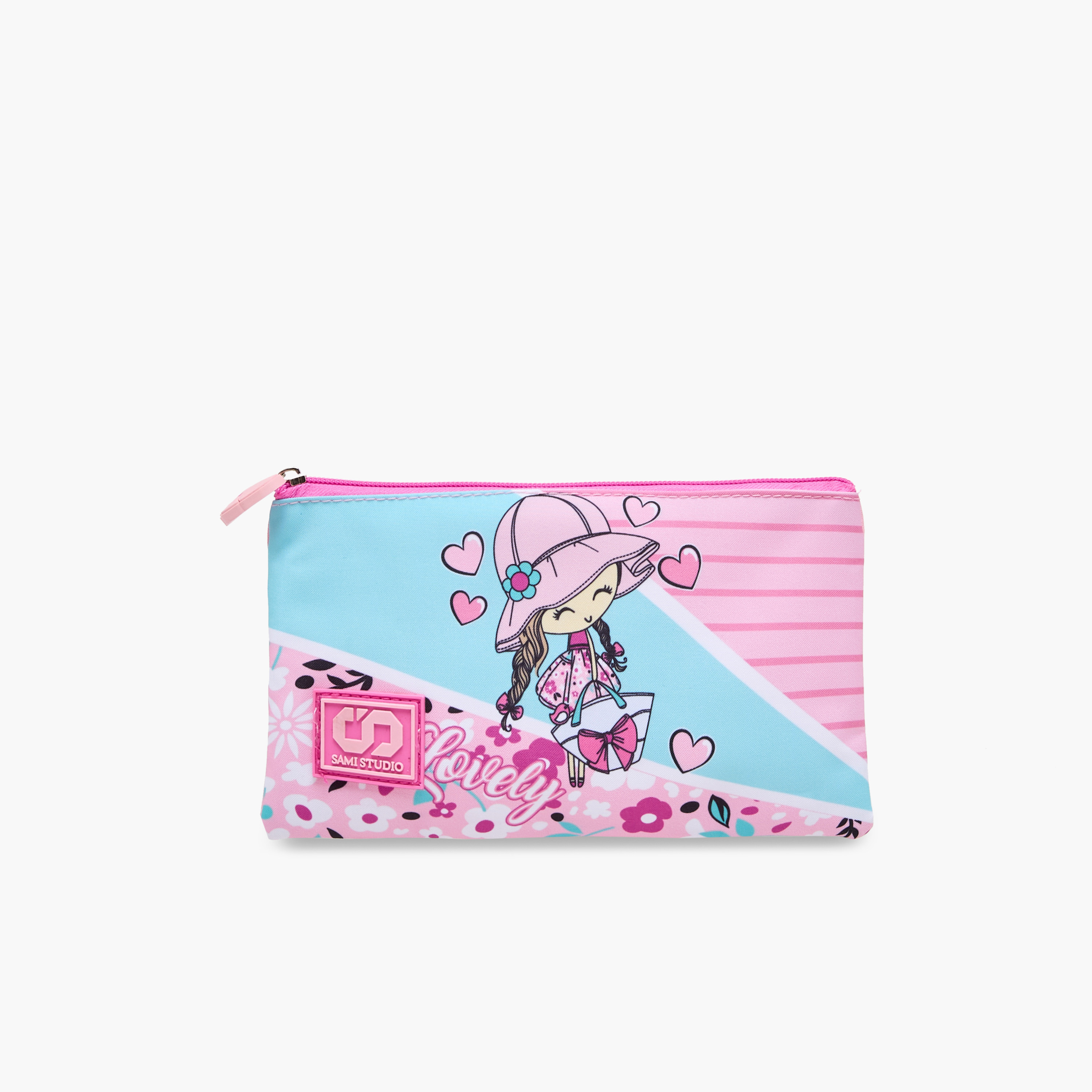 SAMI STUDIO Printed 3-Piece School Trolley Bag Set for Girls 2-5 Years with Lunch Bag and Pencil Pouch -school-bagsandbackpacks-trolleybags-image-11
