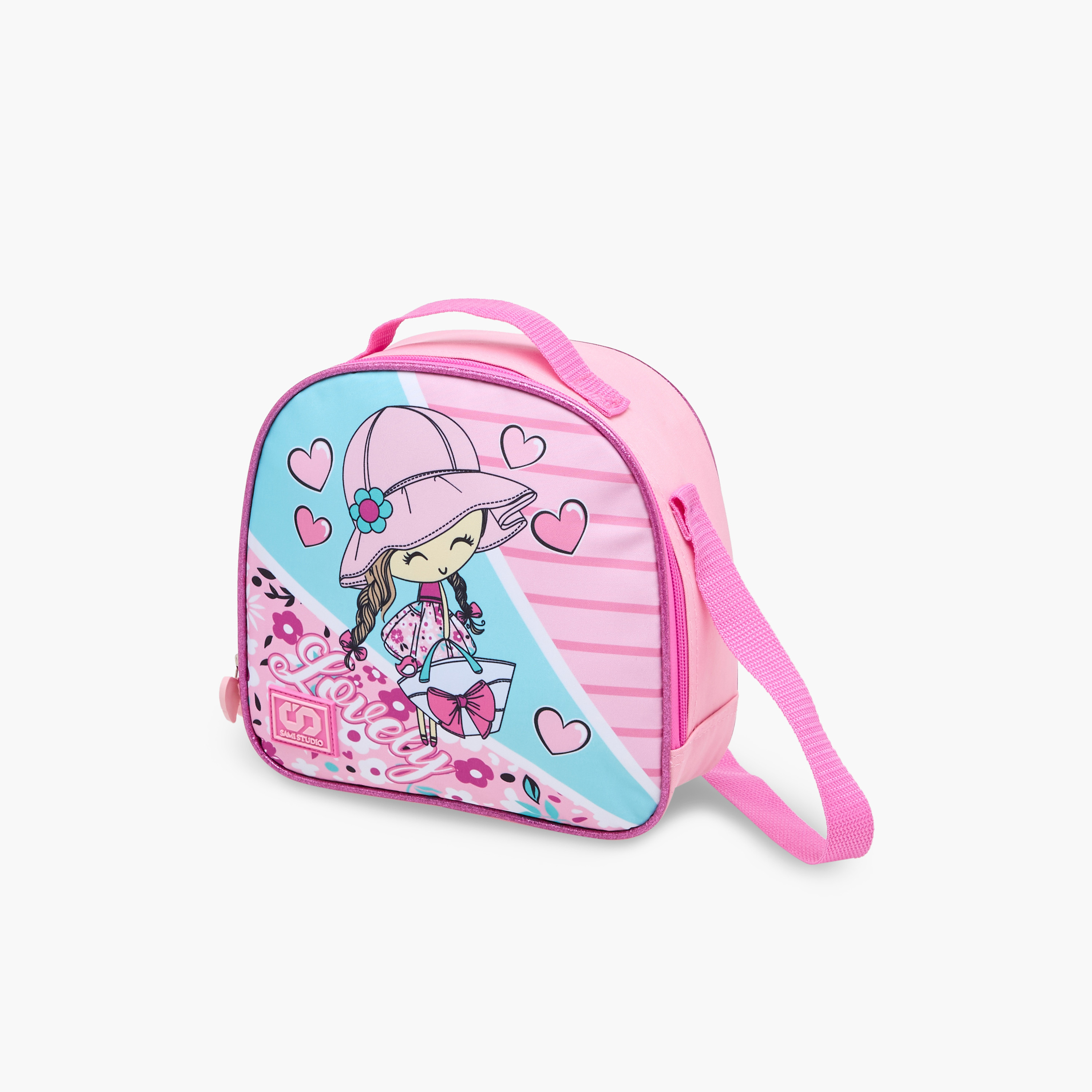 SAMI STUDIO Printed 3-Piece School Trolley Bag Set for Girls 2-5 Years with Lunch Bag and Pencil Pouch -school-bagsandbackpacks-trolleybags-image-9