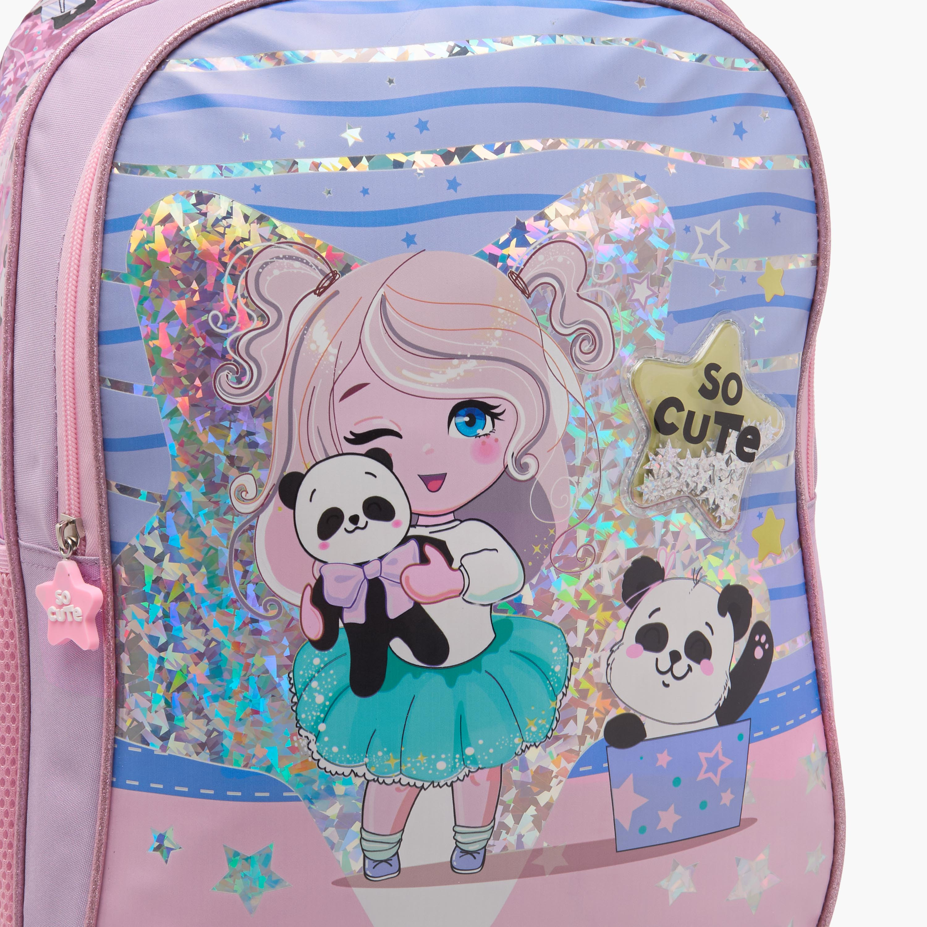SAMI STUDIO Printed 3-Piece School Trolley Bag Set for Girls 5-8 Years with Lunch Bag and Pencil Pouch -school-bagsandbackpacks-trolleybags-image-10