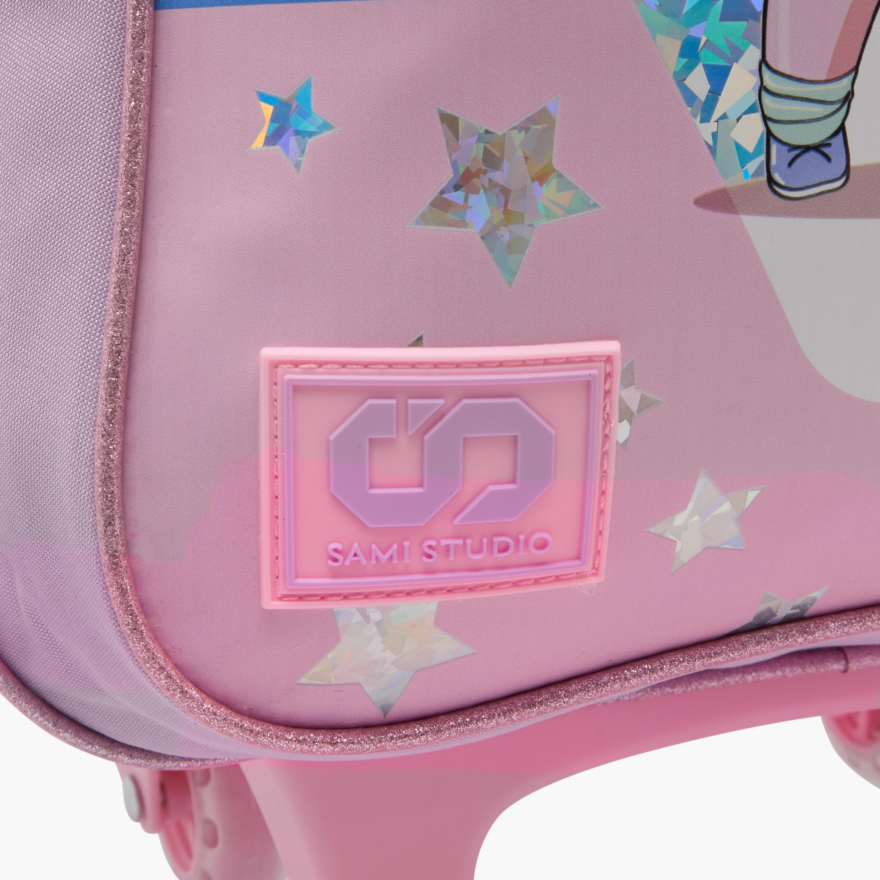 SAMI STUDIO Printed 3-Piece School Trolley Bag Set for Girls 5-8 Years with Lunch Bag and Pencil Pouch -school-bagsandbackpacks-trolleybags-image-11