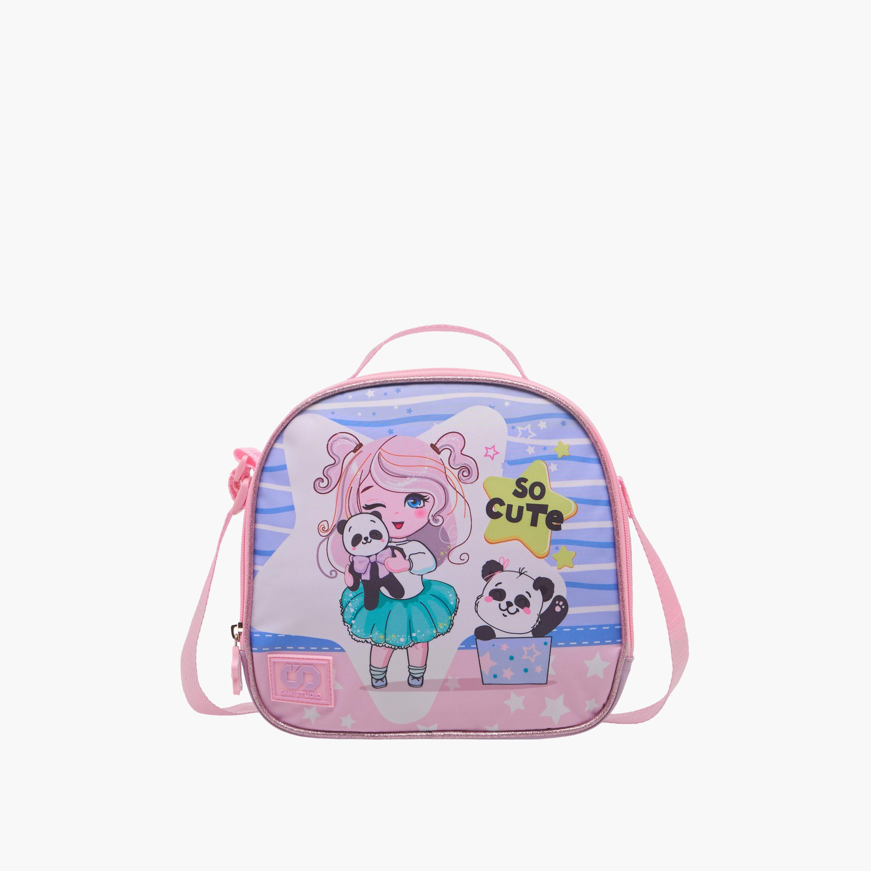 SAMI STUDIO Printed 3-Piece School Trolley Bag Set for Girls 5-8 Years with Lunch Bag and Pencil Pouch -school-bagsandbackpacks-trolleybags-image-14