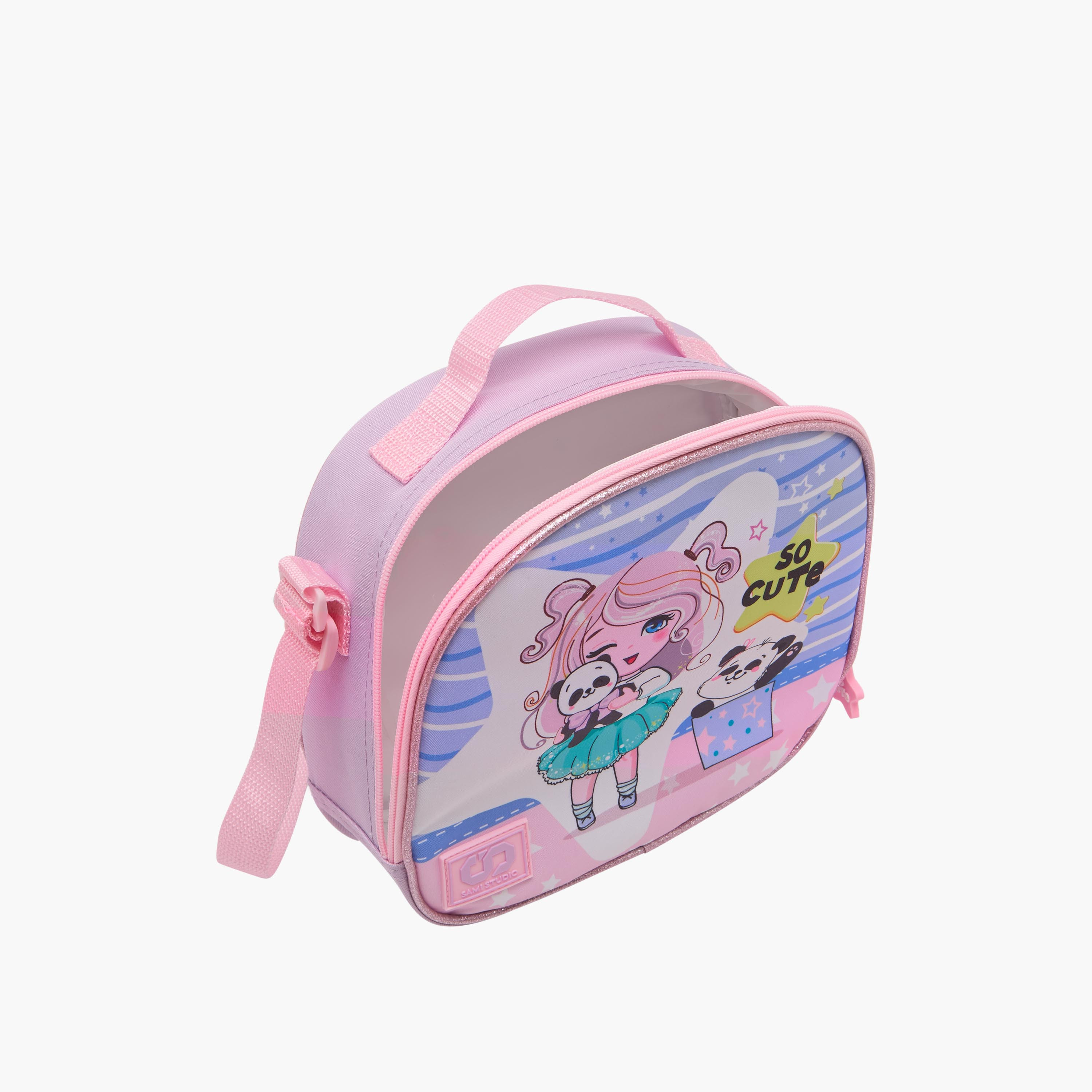 SAMI STUDIO Printed 3-Piece School Trolley Bag Set for Girls 5-8 Years with Lunch Bag and Pencil Pouch -school-bagsandbackpacks-trolleybags-image-16