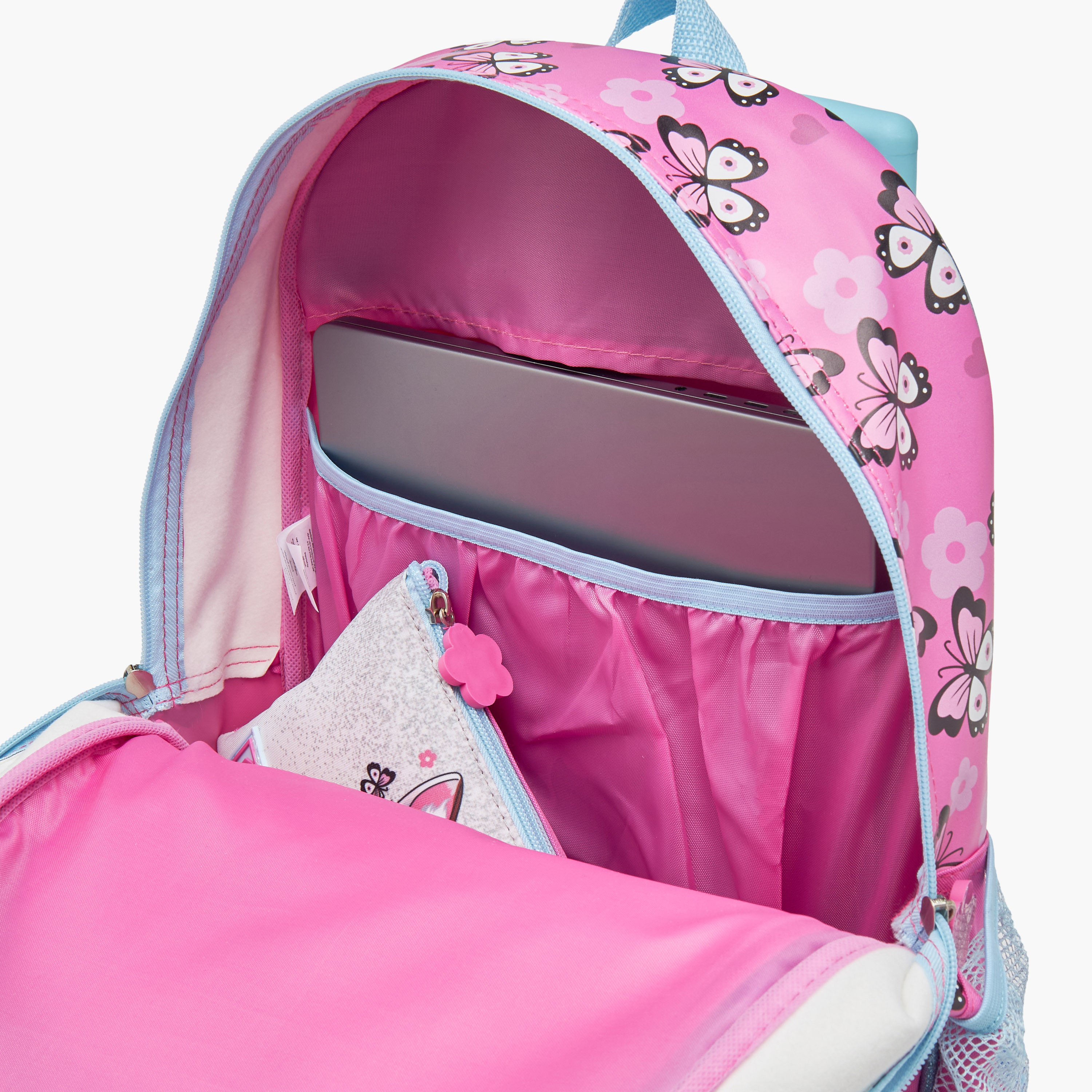 SAMI STUDIO Cats Trolley Bag for Girls 5-8 Years with Padded Shoulder Straps -school-bagsandbackpacks-trolleybags-image-14