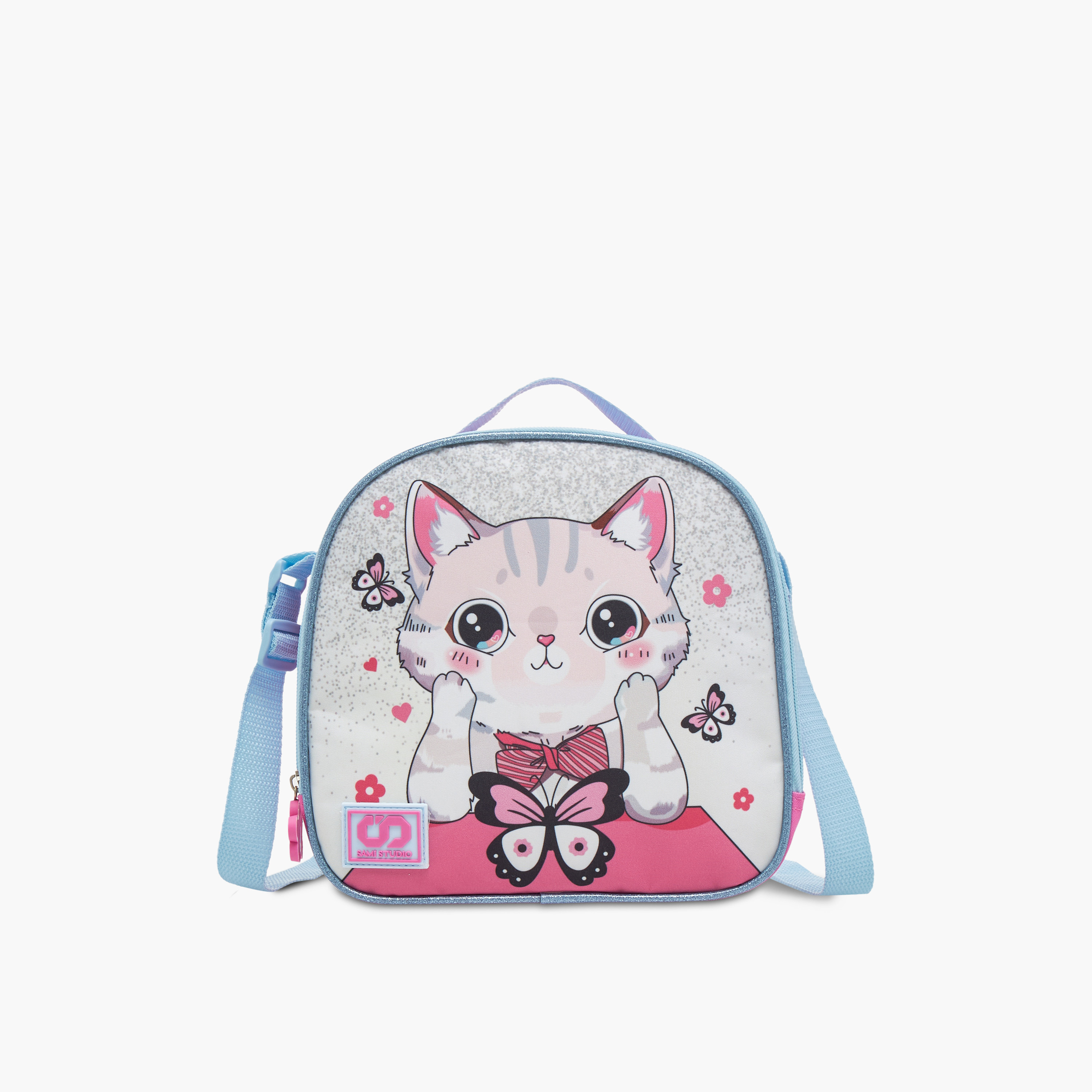 SAMI STUDIO Cats Trolley Bag for Girls 5-8 Years with Padded Shoulder Straps -school-bagsandbackpacks-trolleybags-image-15