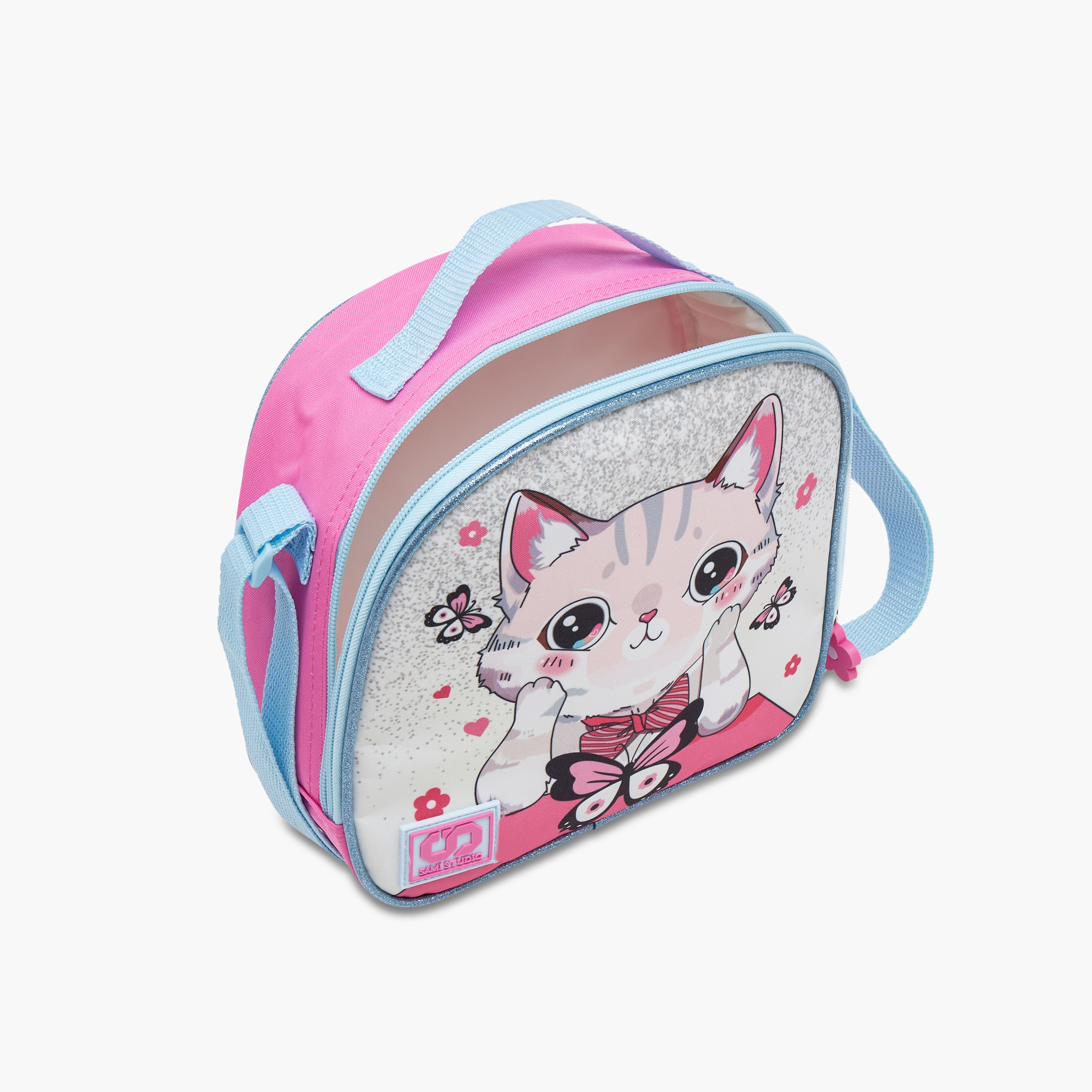 SAMI STUDIO Cats Trolley Bag for Girls 5-8 Years with Padded Shoulder Straps -school-bagsandbackpacks-trolleybags-image-18