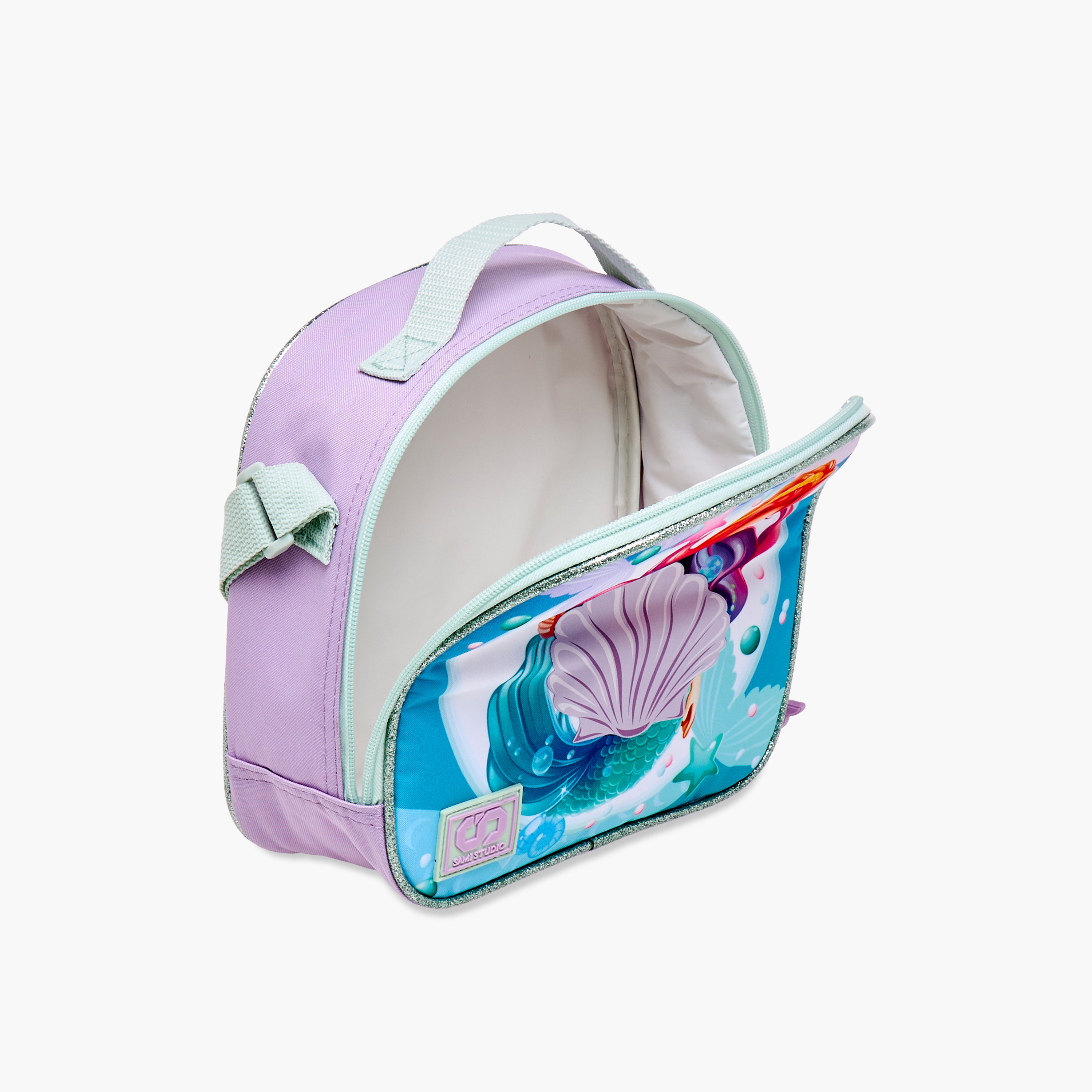 طقم شنطة ظهر 16 بوصة بطبعات حورية البحر 3 قطع من سامي ستوديو - 31x23x10 سم-school-bagsandbackpacks-backpacks-image-20