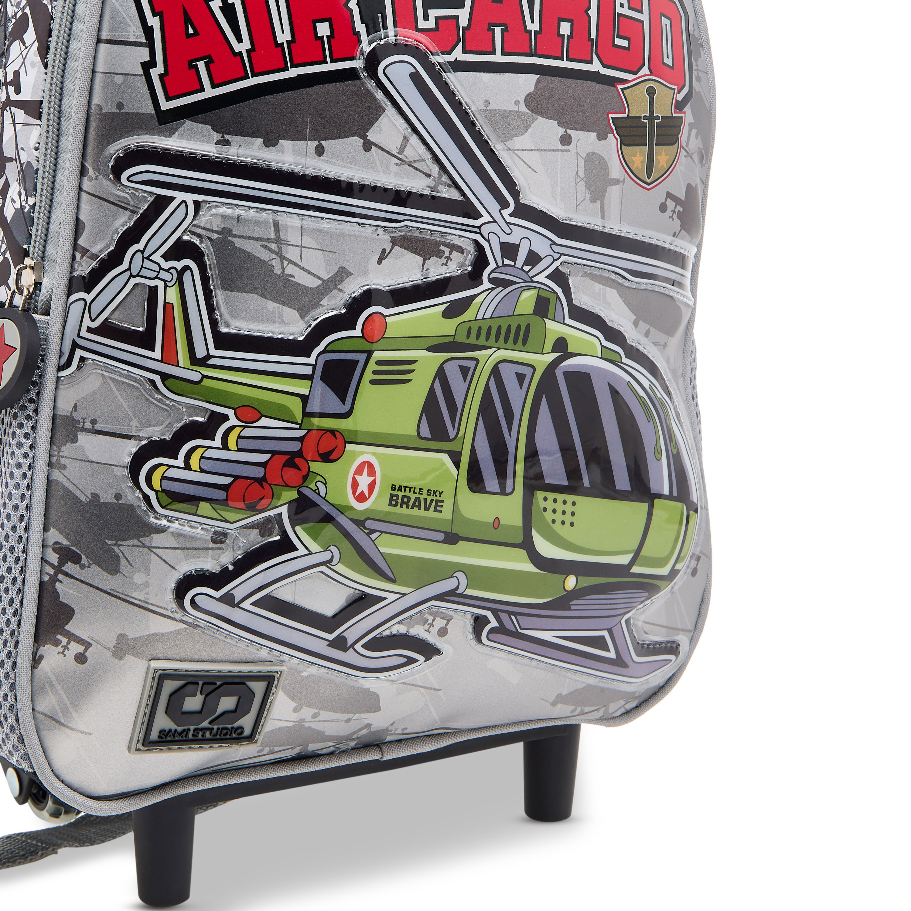 SAMI STUDIO Space 3-Piece School Trolley Bag Set for Boys 2-5 Years with Lunch Bag and Pencil Pouch -school-bagsandbackpacks-trolleybags-image-12