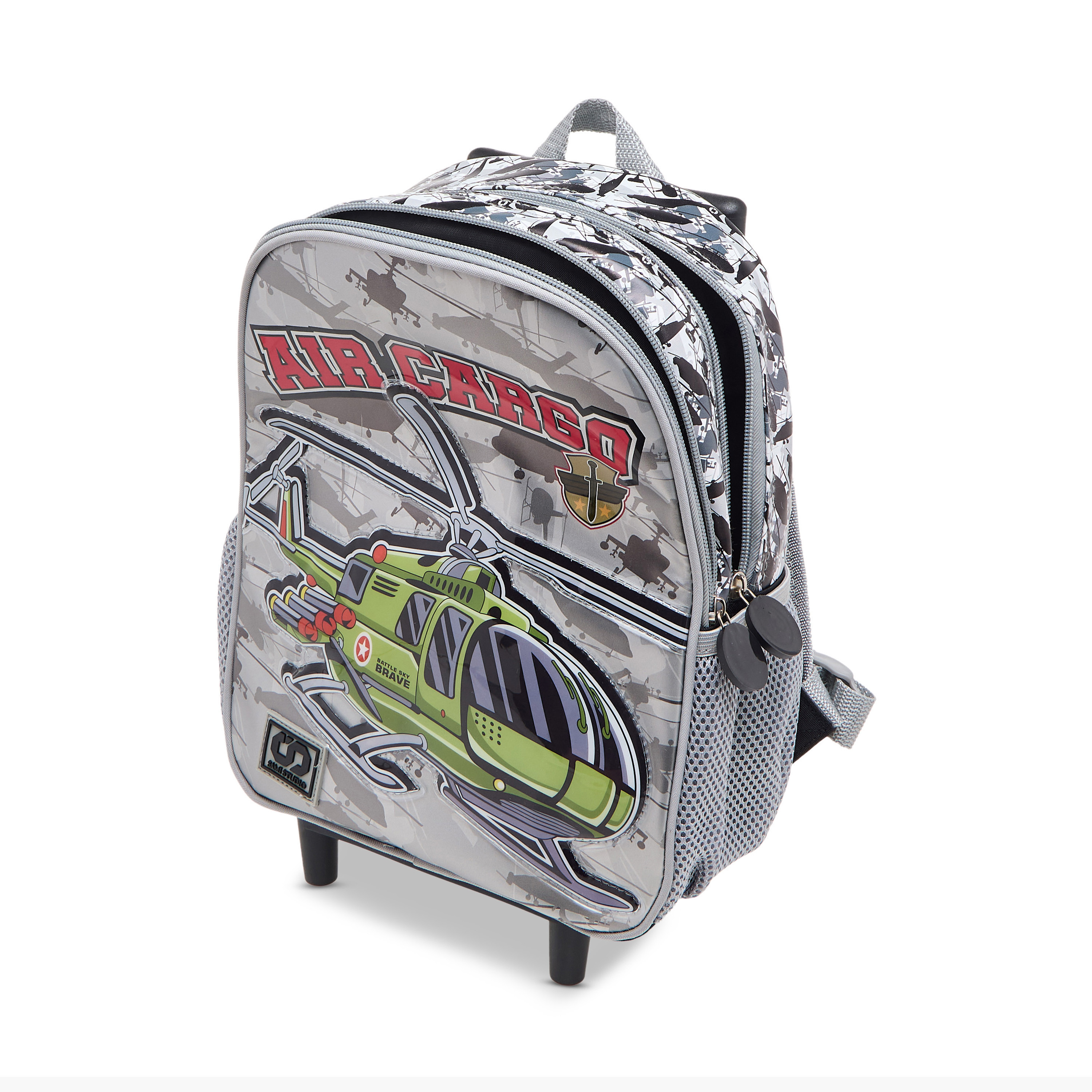SAMI STUDIO Space 3-Piece School Trolley Bag Set for Boys 2-5 Years with Lunch Bag and Pencil Pouch -school-bagsandbackpacks-trolleybags-image-20