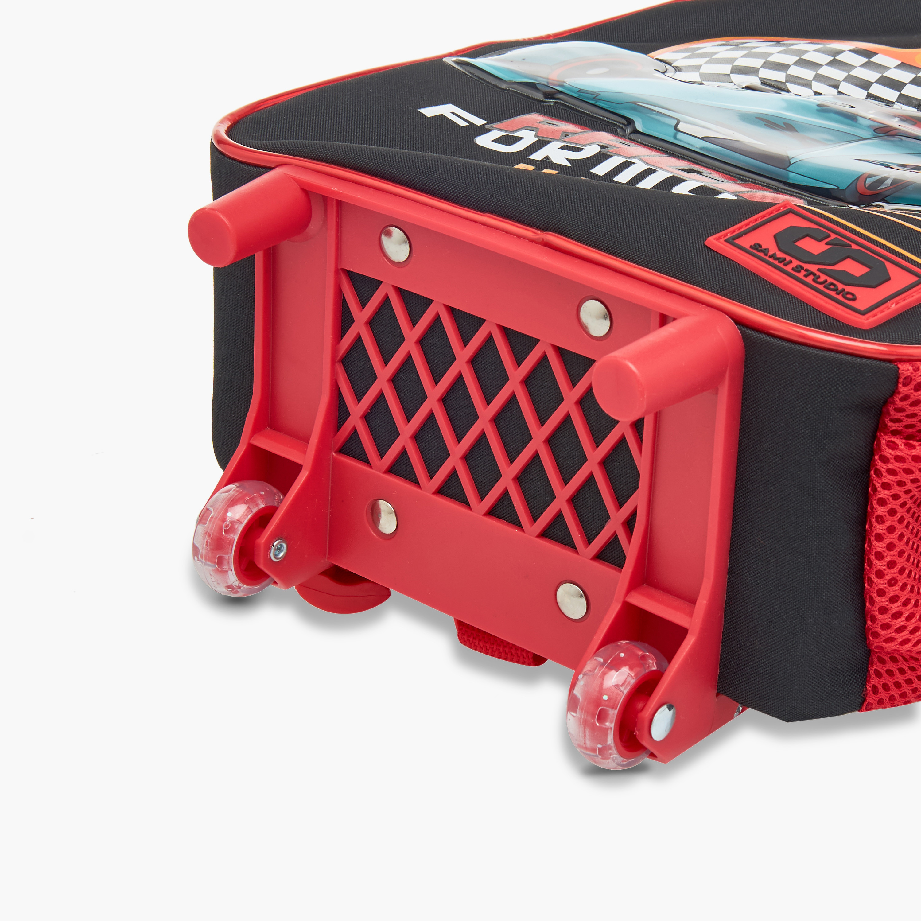 SAMI STUDIO Cars 3-Piece School Trolley Bag Set for Boys 2-5 Years with Lunch Bag and Pencil Pouch -promo_LS20_OMN-image-13