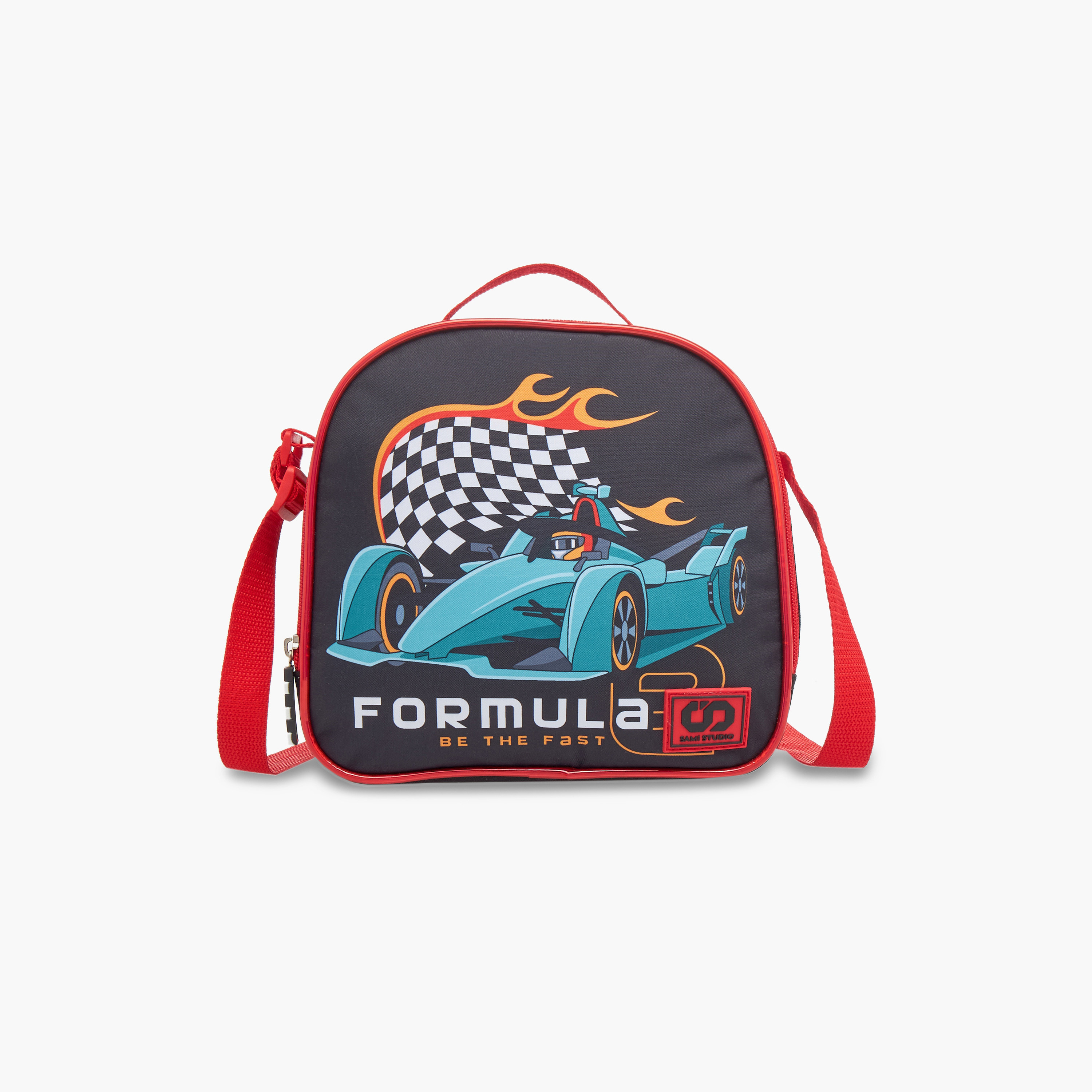 SAMI STUDIO Cars 3-Piece School Trolley Bag Set for Boys 2-5 Years with Lunch Bag and Pencil Pouch -promo_LS20_OMN-image-15
