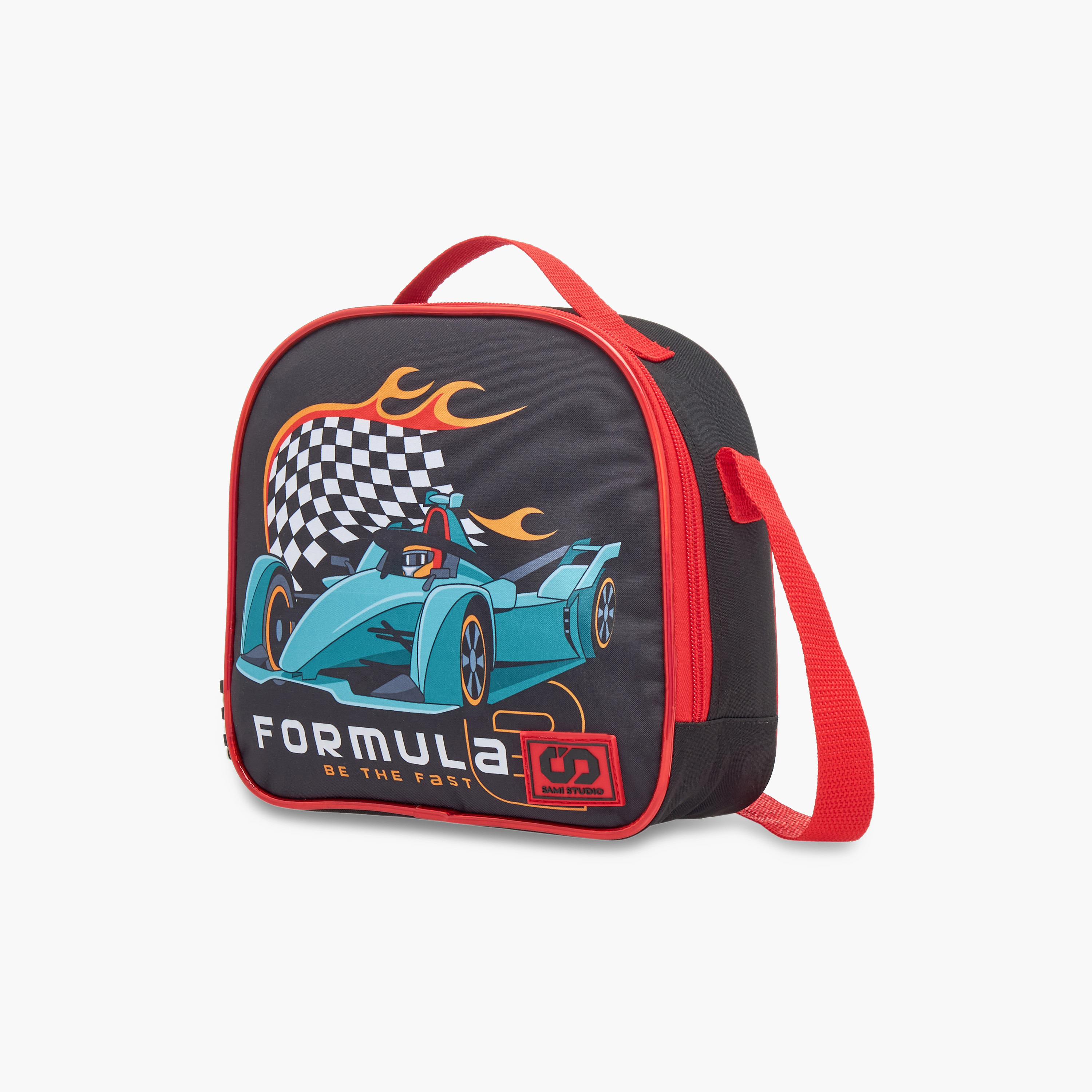 SAMI STUDIO Cars 3-Piece School Trolley Bag Set for Boys 2-5 Years with Lunch Bag and Pencil Pouch -promo_LS20_OMN-image-16