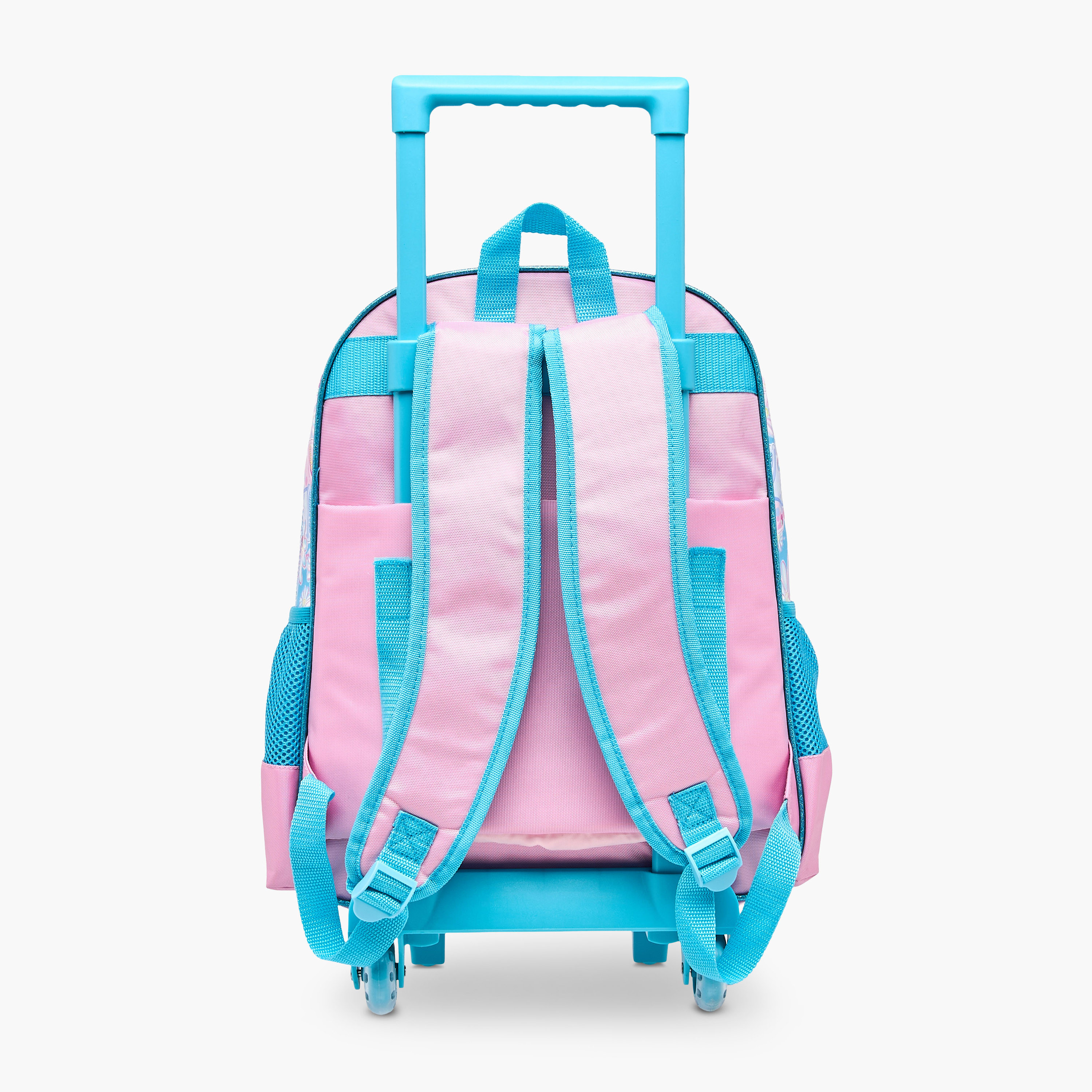 SAMI STUDIO Floral Trolley Bag for Girls 5-8 Years with Padded Shoulder Straps -school-bagsandbackpacks-trolleybags-image-5